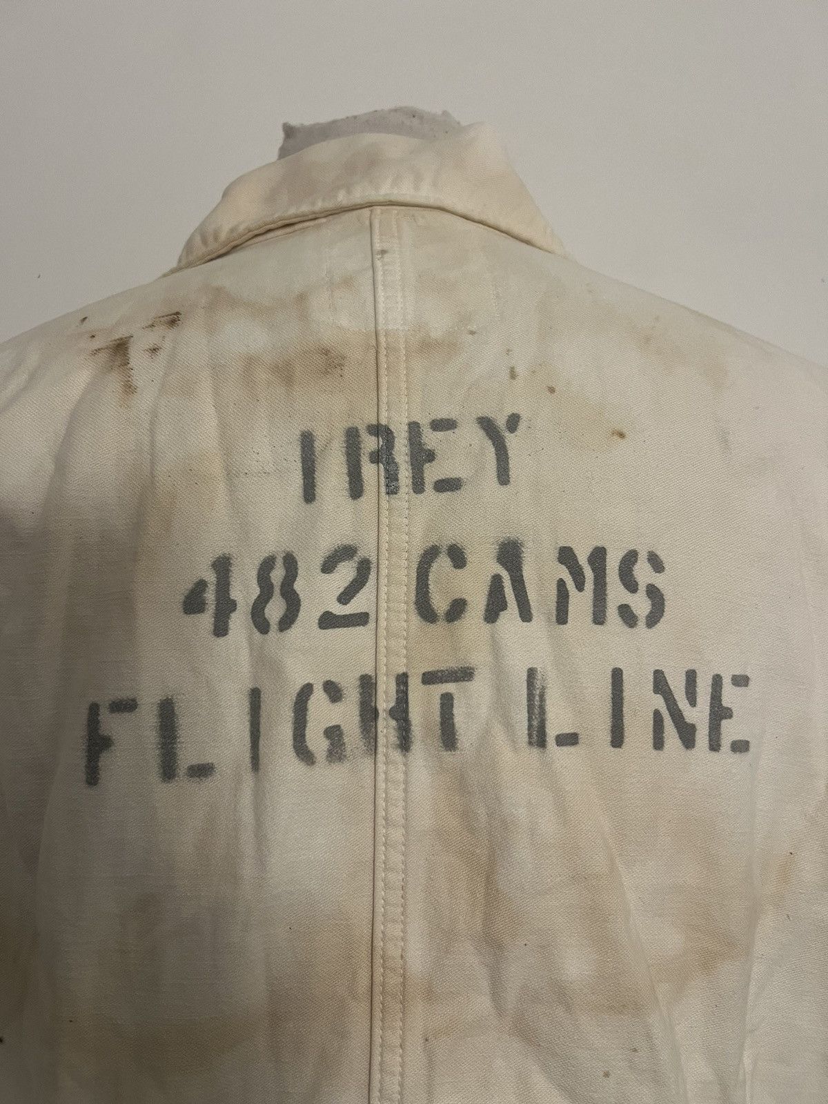 Vintage True Vintage Rare 60s Flight Line Stenciled Jacket Size US L / EU 52-54 / 3 - 5 Thumbnail