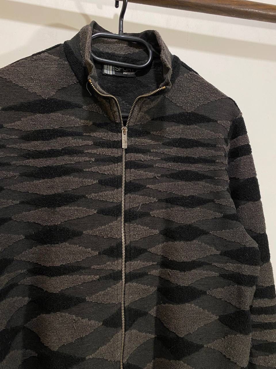 Missoni Missoni zip sweater vintage Size L / US 10 / IT 46 - 2 Thumbnail