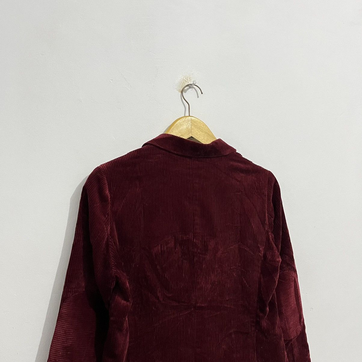 Japanese Brand × Uniqlo Uniqlo x Ines de la Fressange Corduroy Blazer - Burgundy Size S / US 4 / IT 40 - 10 Thumbnail