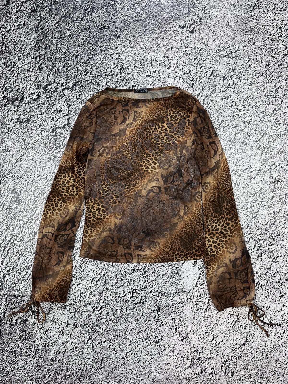 Vintage Vintage Cavalli vibe open sleeves tiger blouse glamour S Size S / US 4 / IT 40 - 1 Thumbnail