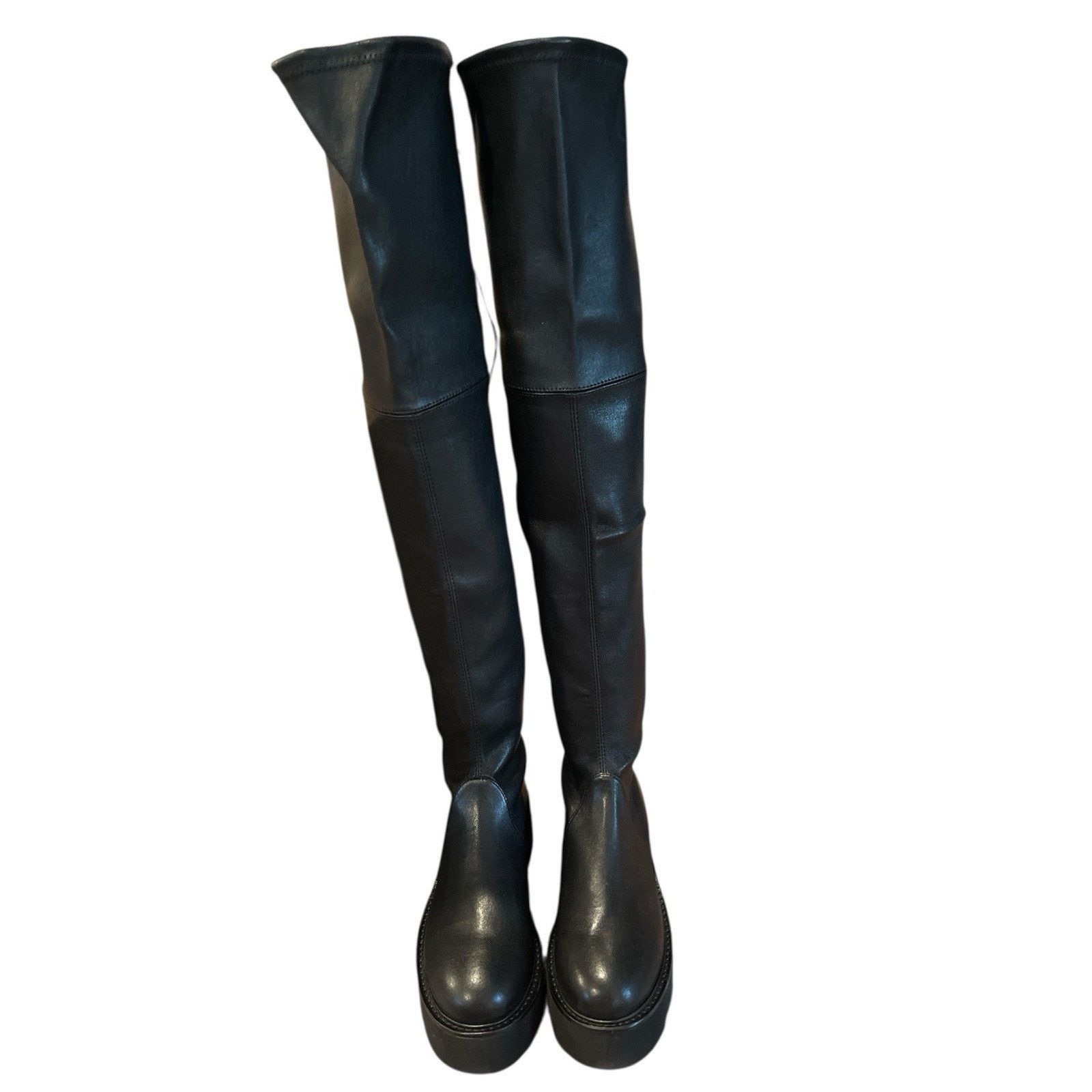 Stuart Weitzman NEW Stewart Weitzman Tall Black Boots lowland ultralift Size US 8 / IT 38 - 2 Thumbnail