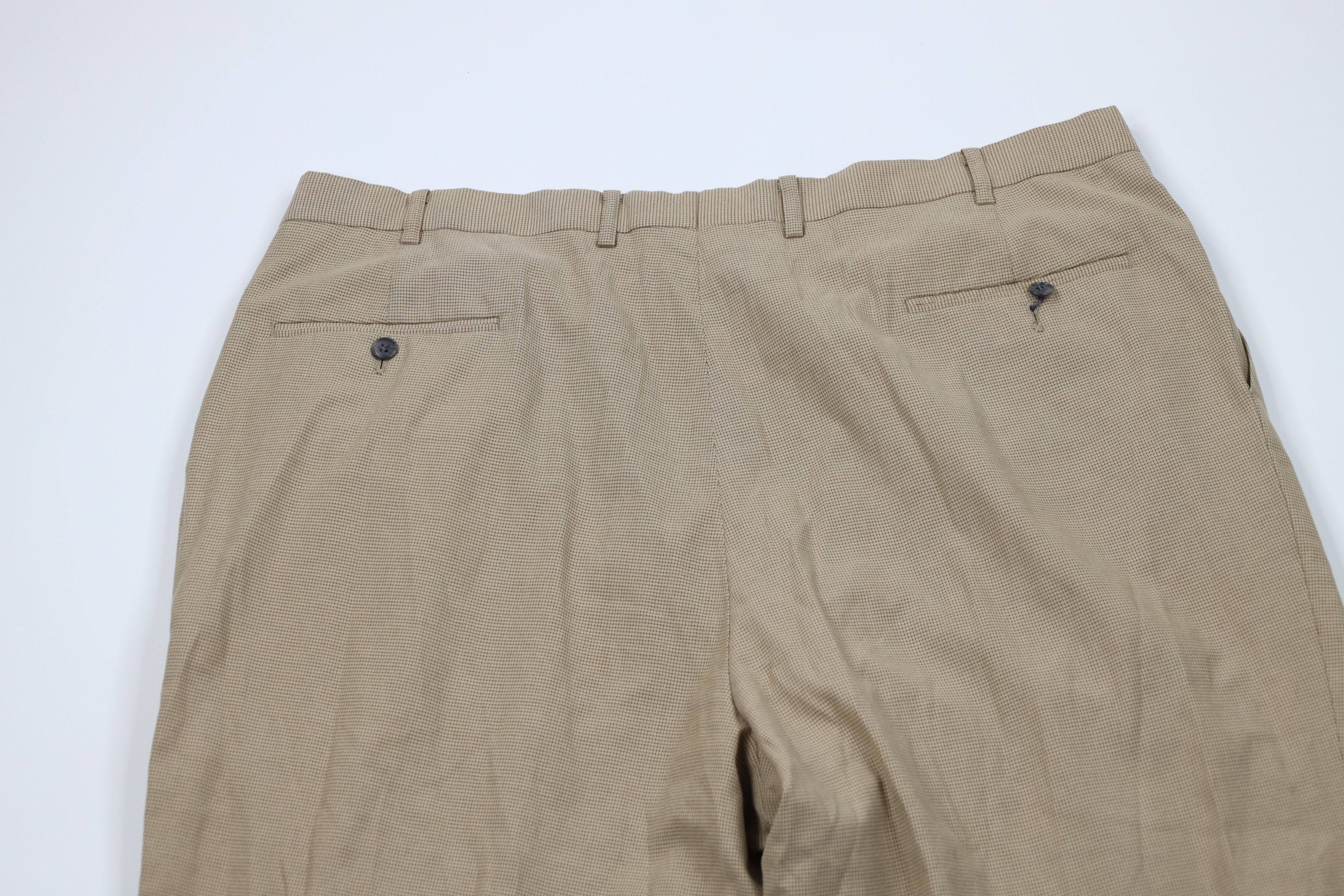 Ralph Lauren Vintage 90s Ralph Lauren Pleated Cuffed Wide Leg Chino Pants Size US 42 / EU 58 - 8 Thumbnail