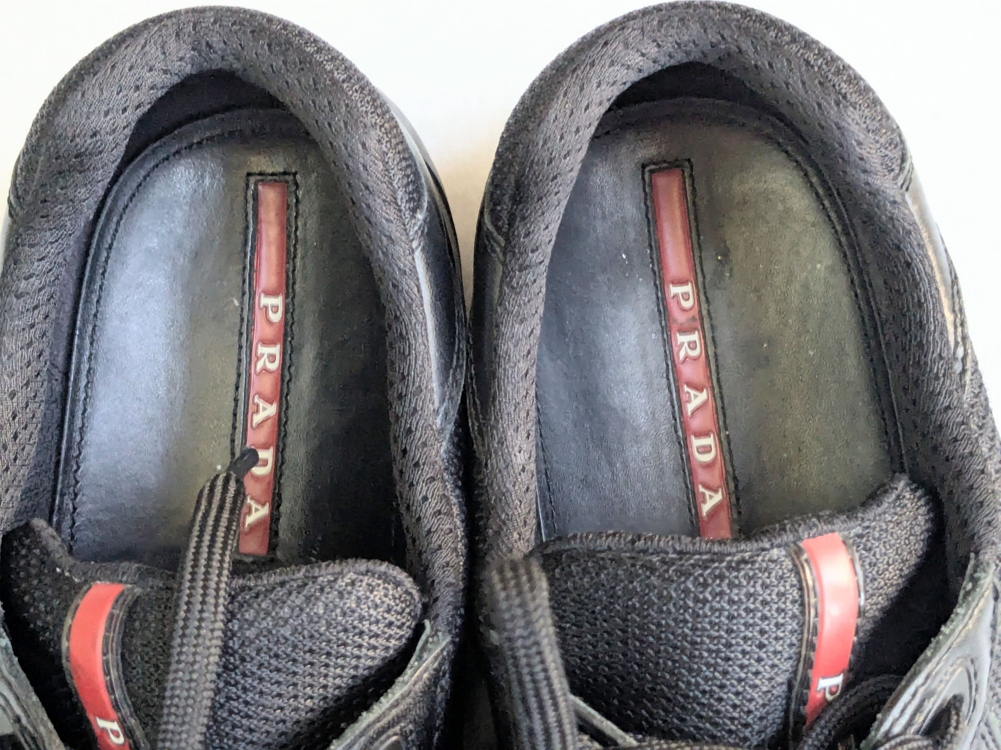 Prada Prada America's Cup Sneakers Black 11 Low Leather Size US 11 / EU 44 - 6 Thumbnail