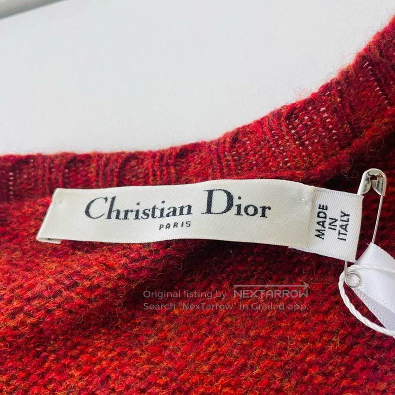Other Dior Dark red cashmere star knit sweater Size XS / US 0-2 / IT 36-38 - 3 Thumbnail