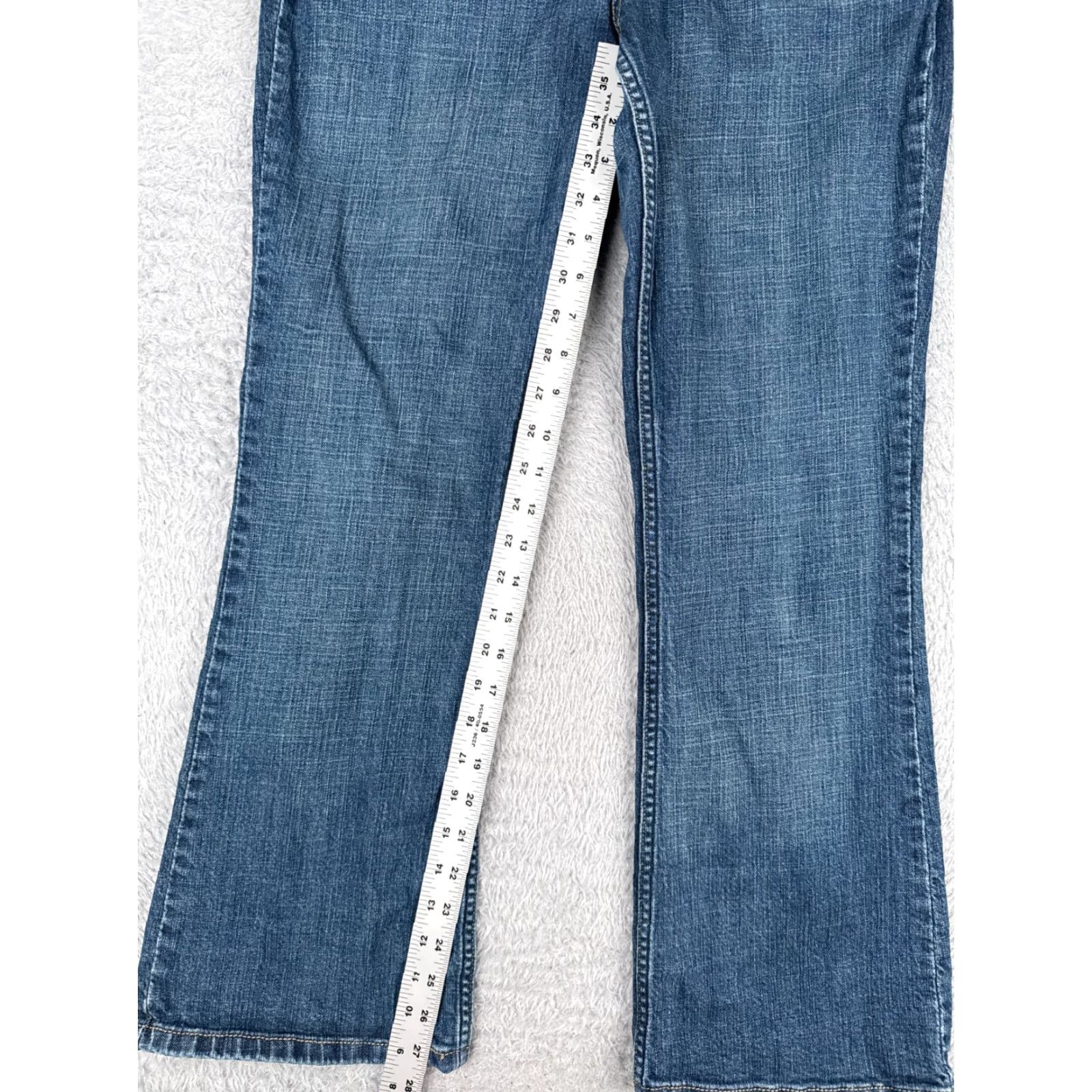 Levi's Levis Jeans Women 10 S Blue Denim Low Rise Bootcut Cotton Medium Wash 30x28 Size 32" / US 10 / IT 46 - 7 Thumbnail