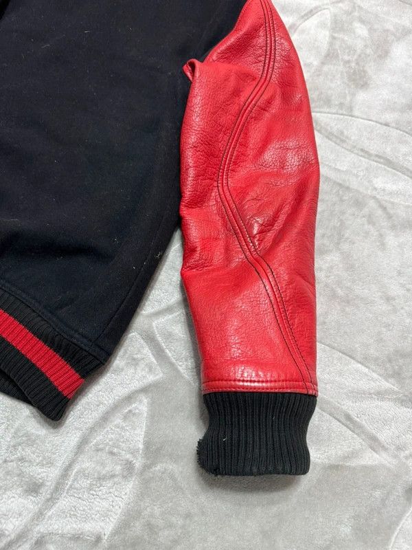 Jordan Brand Jordan Varsity Bomber Leather Jacket Letterman Wool 2010 S Size US S / EU 44-46 / 1 - 9 Thumbnail