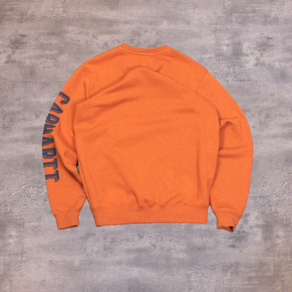 Carhartt Carhartt Loose Fit Bright Orange Loose FIt Crewneck Sweater Size US S / EU 44-46 / 1 - 2 Thumbnail