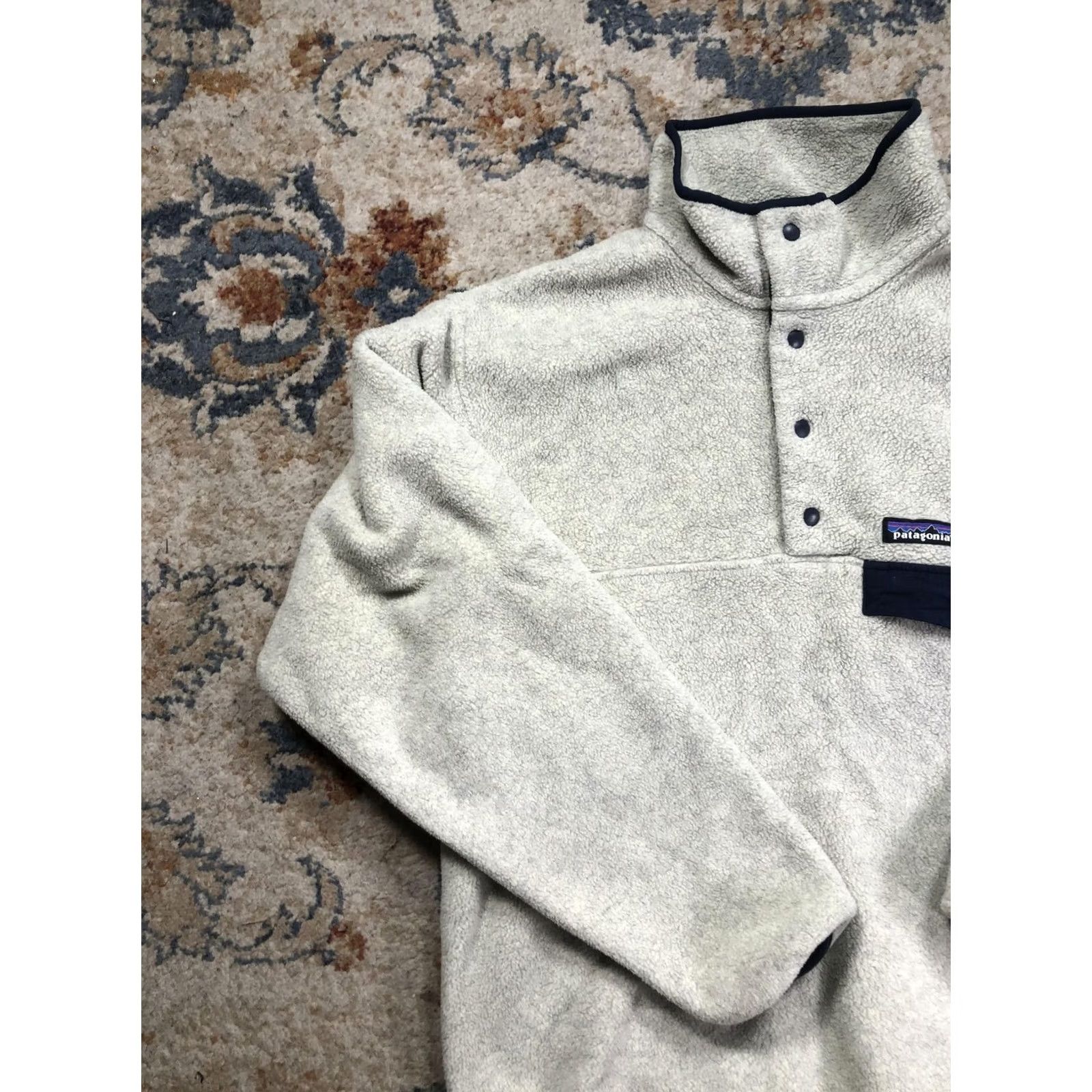 Patagonia Patagonia Jacket Mens Small Gray Synchilla Fleece 1/4 Snap Pullover Outdoor Size US S / EU 44-46 / 1 - 3 Thumbnail