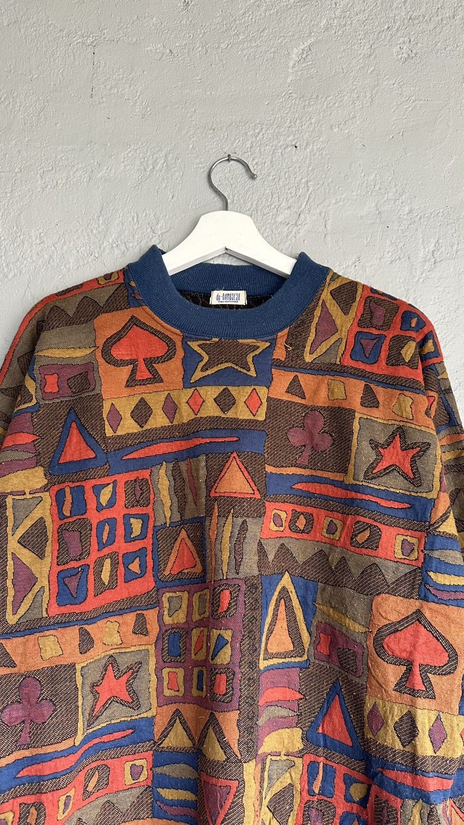 Japanese Brand Vintage 80s Crewneck patchwork Size M / US 6-8 / IT 42-44 - 4 Thumbnail