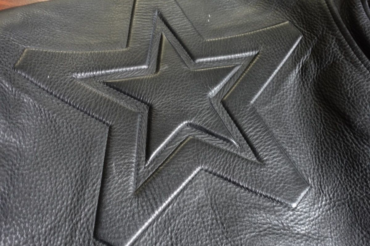 Japanese Brand × Kadoya × Vintage Kadoya Black Star Battle Leather Jacket Size US M / EU 48-50 / 2 - 3 Thumbnail