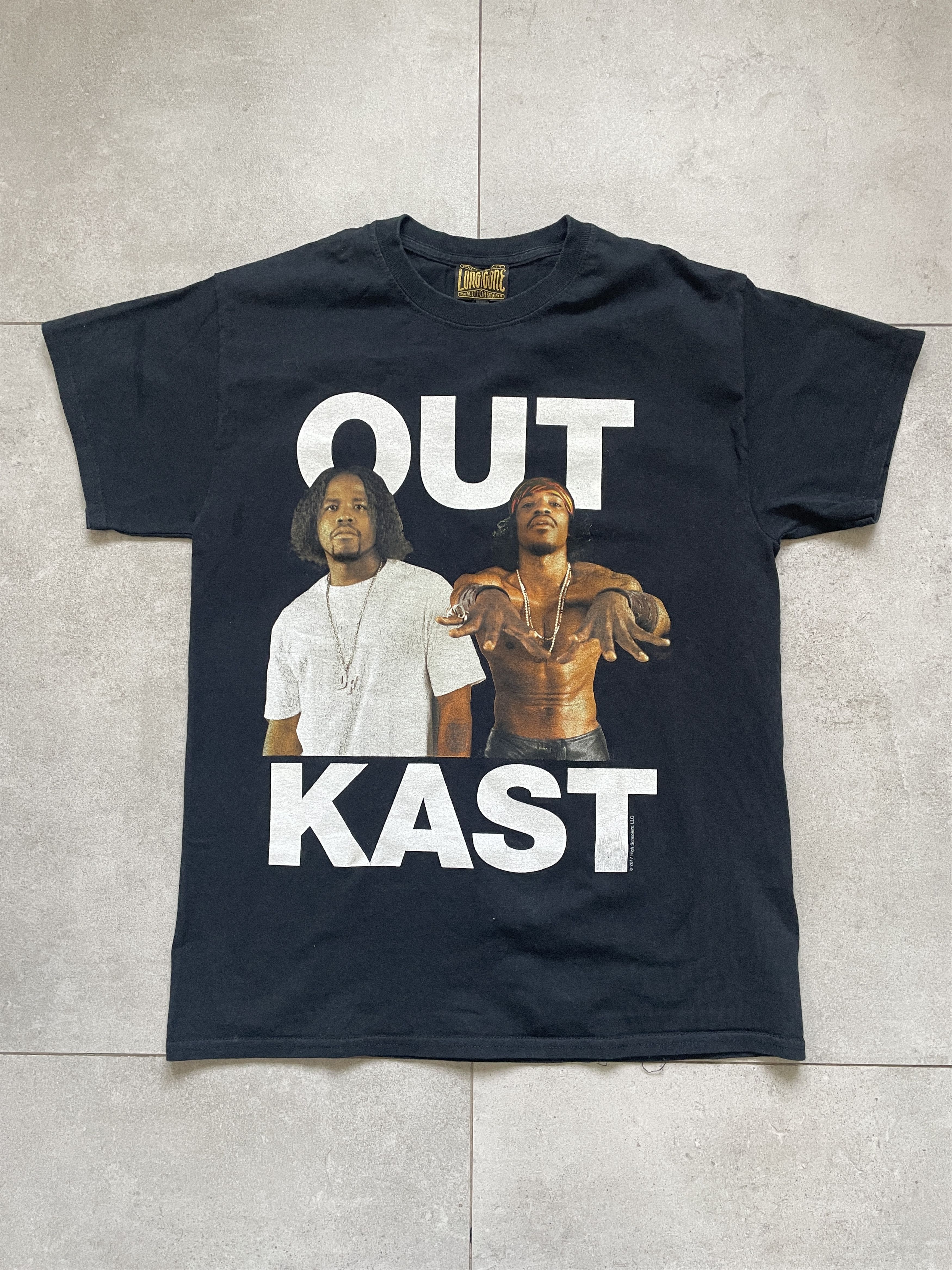 Rap Tees Y2K OUTKAST ANDRE3000 BIG BOI BLACK LONG GONE TEE Size US S / EU 44-46 / 1 - 1 Thumbnail