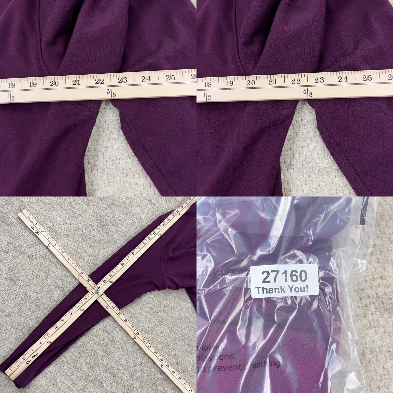 UNTUCKit UNTUCKit Polo Shirt Men XL Purple Cotton Golf Long Sleeve - Adult Regular Size, Solid, Collared, Button-Front, Breathable, Preppy Modern Size US XL / EU 56 / 4 - 8 Thumbnail