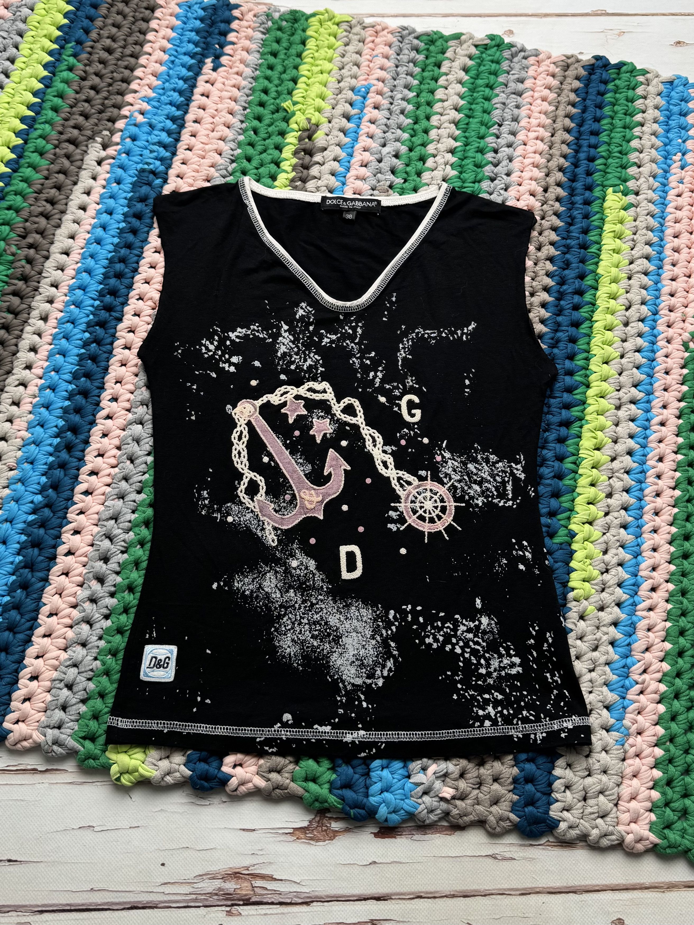 Dolce & Gabbana × Vintage Vintage Dolce Gabbana Mare Tank Top y2k