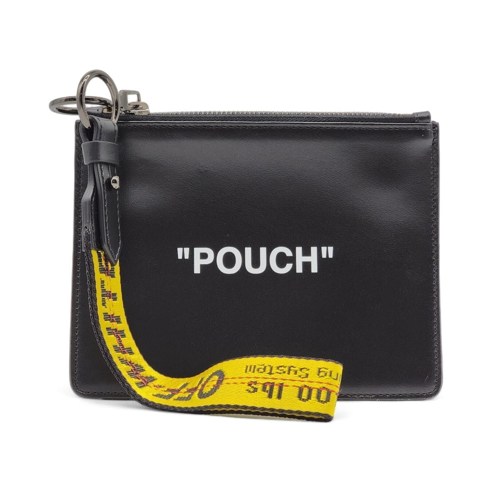 Quotes "Pouch" Flat Double Flat Clutch in Black