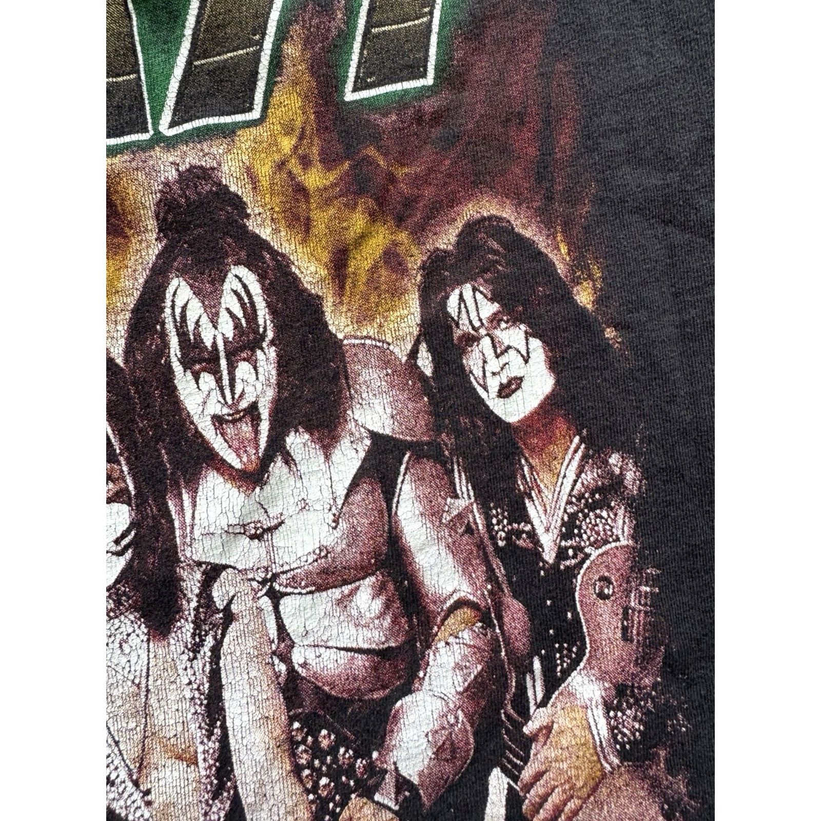 Fruit Of The Loom Kiss Alive 35 Band T-shirt S Small Rock Tee Mens Short Sleeve Black Rock Music Band Theme 80s 90s Vintage? Size US S / EU 44-46 / 1 - 4 Thumbnail