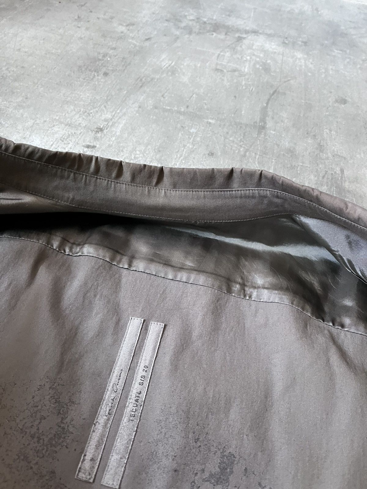 Rick Owens Rick Owens S/S 2020 Tecuatl UFW overshirt light jacket Size US M / EU 48-50 / 2 - 17 Thumbnail