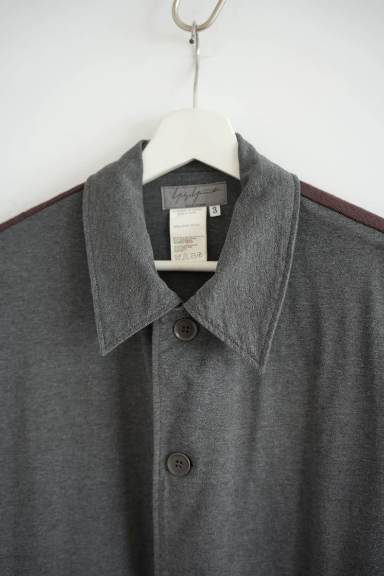 Yohji Yamamoto Yohji Yamamoto Yohji Yamamoto Gray Brown Combined Shirt Size US M / EU 48-50 / 2 - 4 Thumbnail