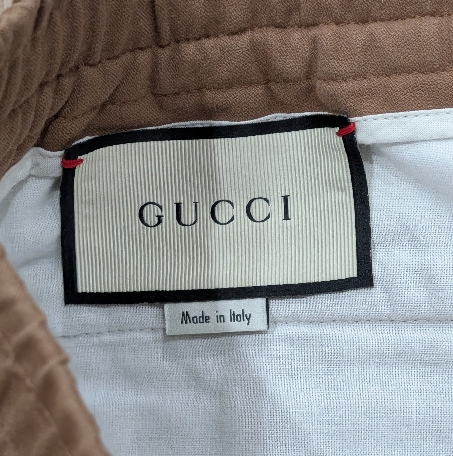 Gucci GUCCI Tapered Cotton Jogger Pants Brown 46 US 30 Size US 30 / EU 46 - 6 Thumbnail