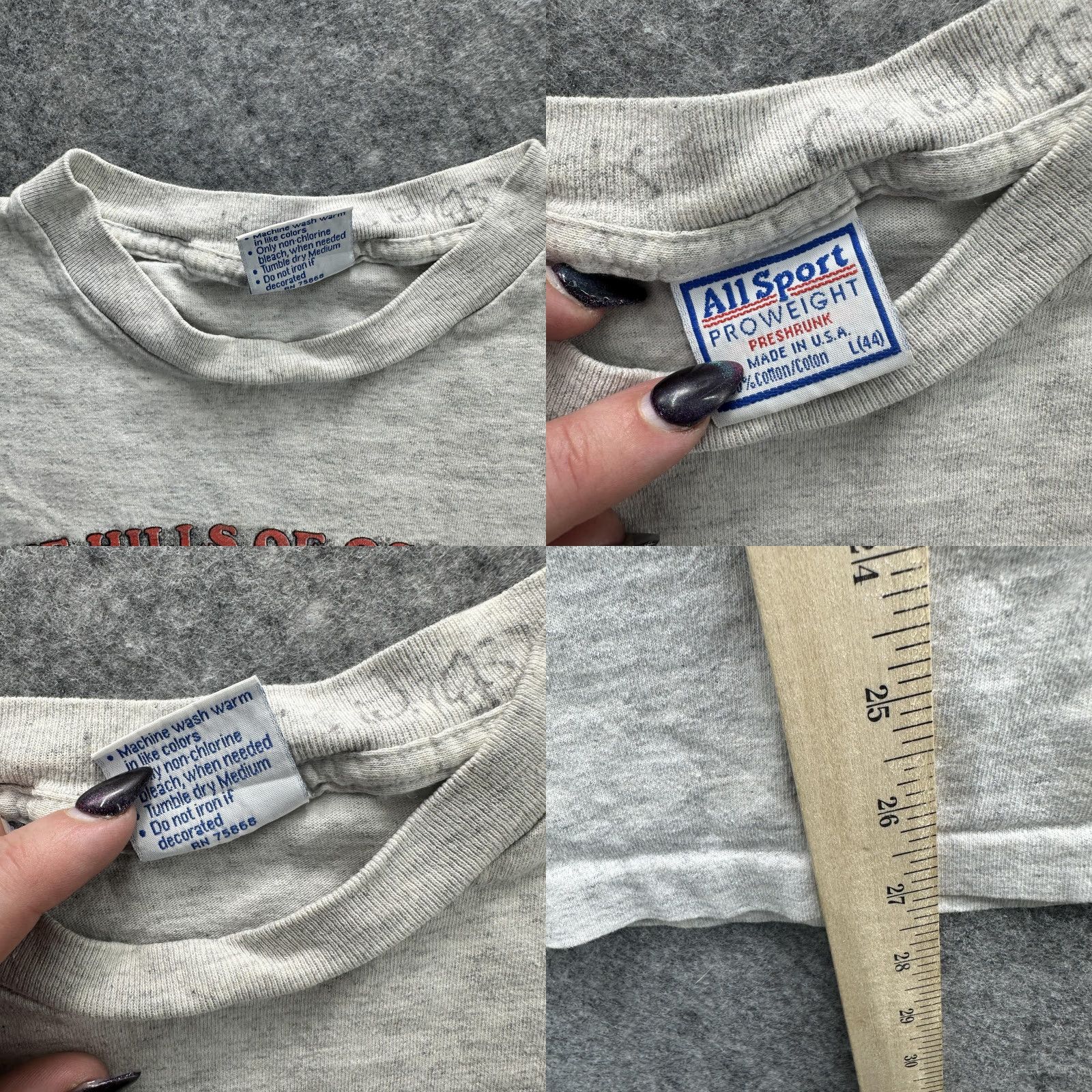 Vintage Vintage H Roe Bartle Scout Reservation T-Shirt Mens Large Gray 90s Outdoor Camp Tee Graphic Print Size US L / EU 52-54 / 3 - 8 Thumbnail