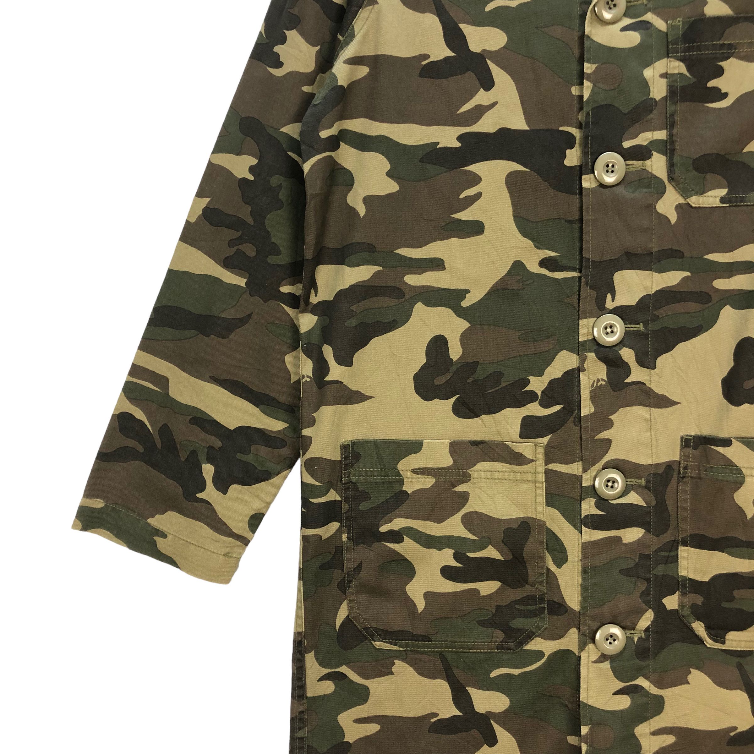 Japanese Brand GYLE CAMO OVERCOAT #7424-145 Size US M / EU 48-50 / 2 - 4 Thumbnail