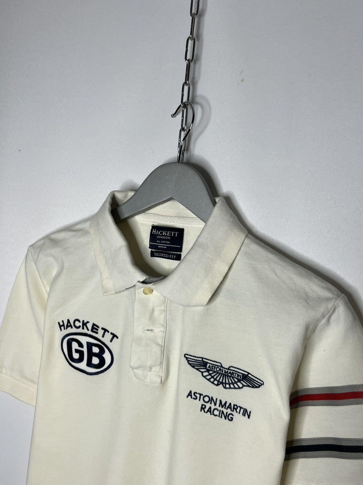 Hackett Vintage Hackett Aston Martin Racing Polo Shirt Short Sleeve Size US M / EU 48-50 / 2 - 9 Thumbnail