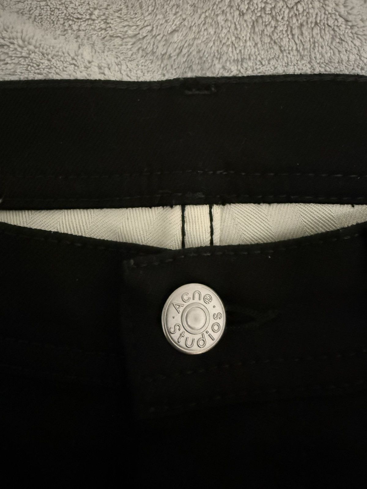 Acne Studios River Stay Black Jeans Size US 31 - 6 Thumbnail