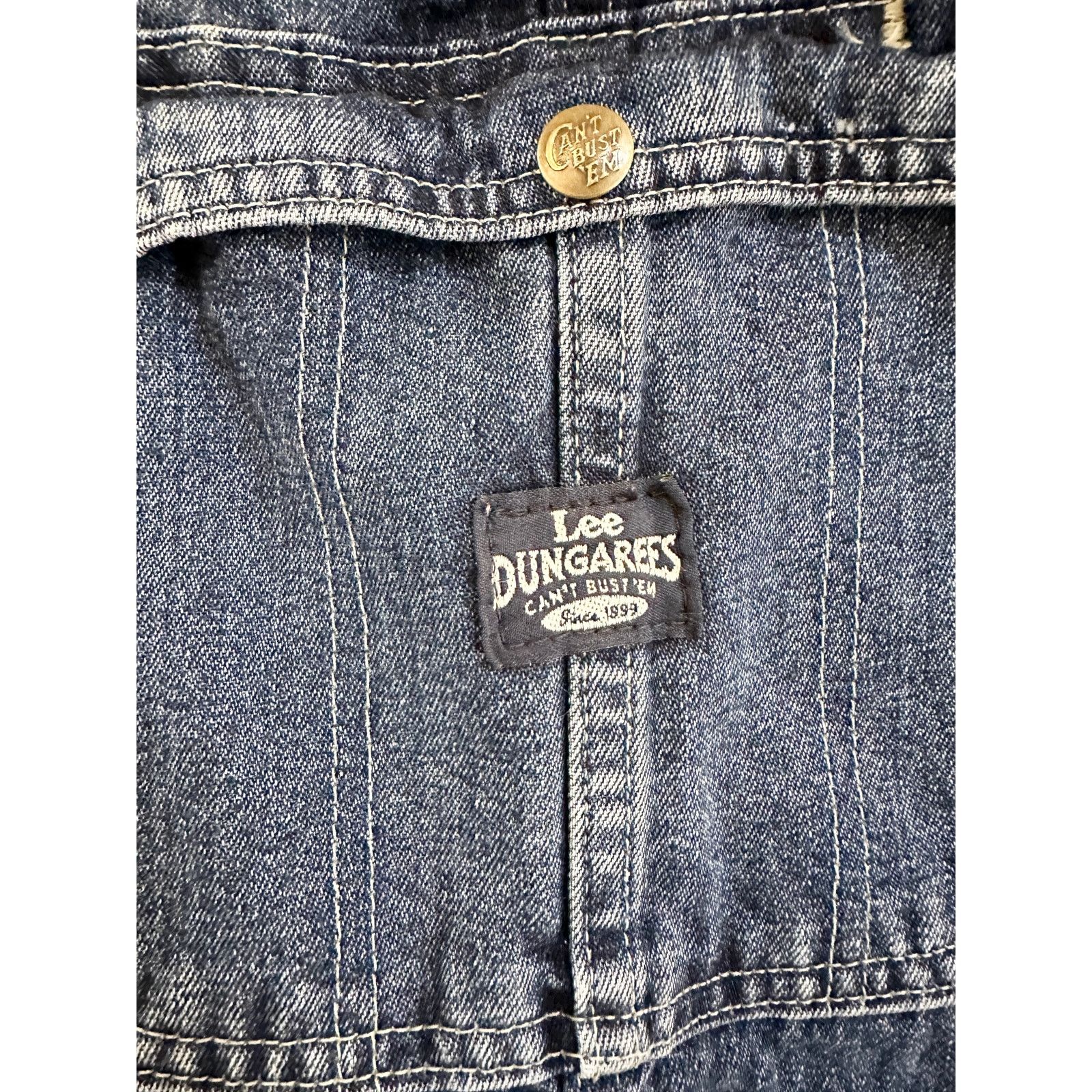 Lee Vintage 90's Lee Dungarees Shortalls Women's Medium Size 30" / US 8 / IT 44 - 4 Thumbnail