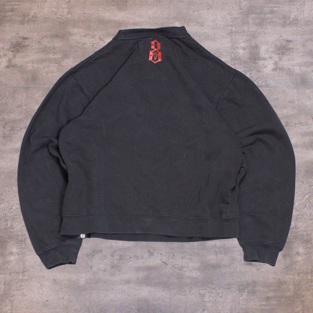 Vintage Rebel Eight Born or Die Black Crewneck Sweater Size US M / EU 48-50 / 2 - 2 Thumbnail