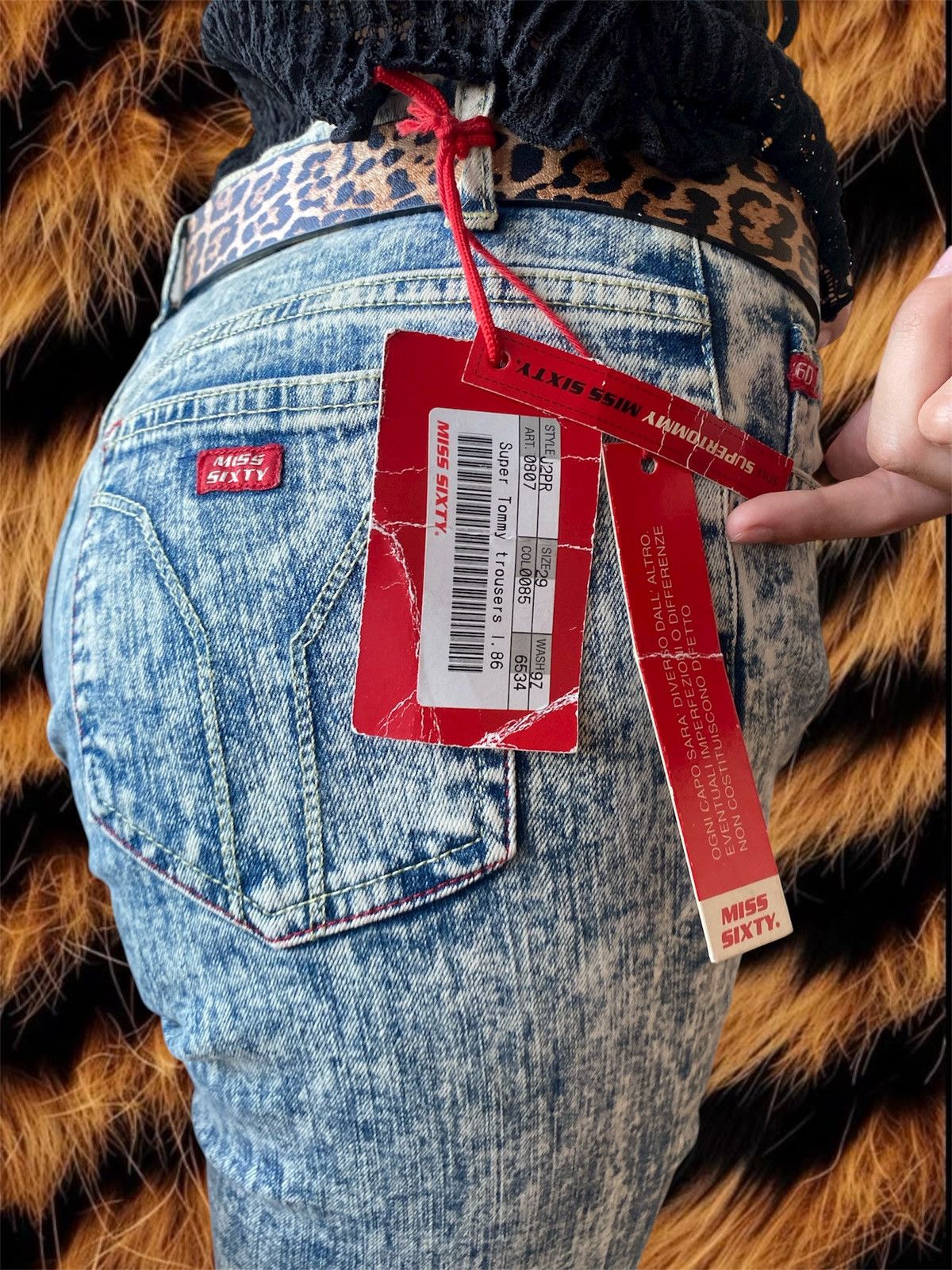 Miss Sixty Miss Sixty Vintage Flared Jeans – Y2K Icon – BNWT Size 25" / US 0 / IT 36 - 4 Thumbnail