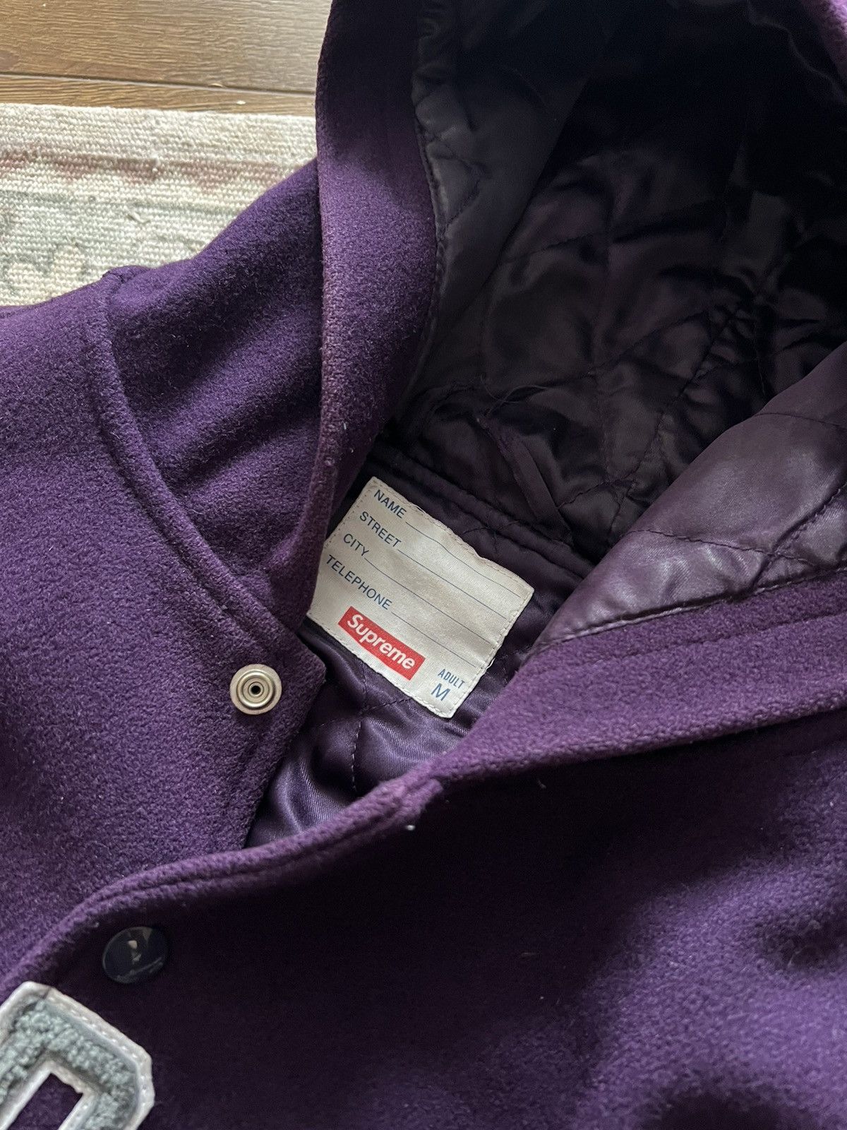 Supreme Supreme King Hooded Varsity Jacket Size US M / EU 48-50 / 2 - 5 Thumbnail