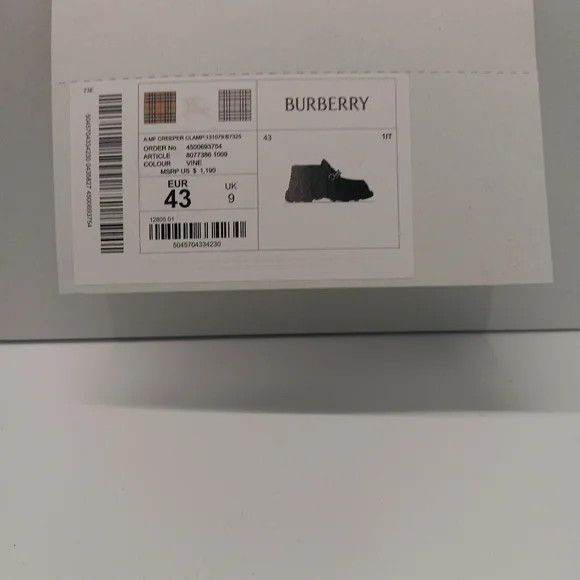 Burberry Burberry Mens Green Creeper Clamp SlipOn Loafers - EU45/US12 Size US 12 / EU 45 - 15 Thumbnail