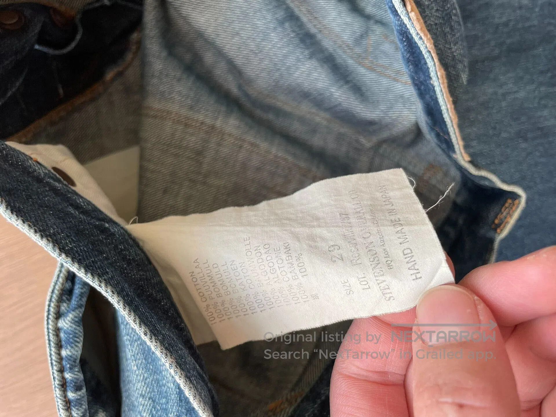 Stevenson Overall Co. Japanese Stevenson Overall Denim Pants. Size US 29 - 6 Thumbnail