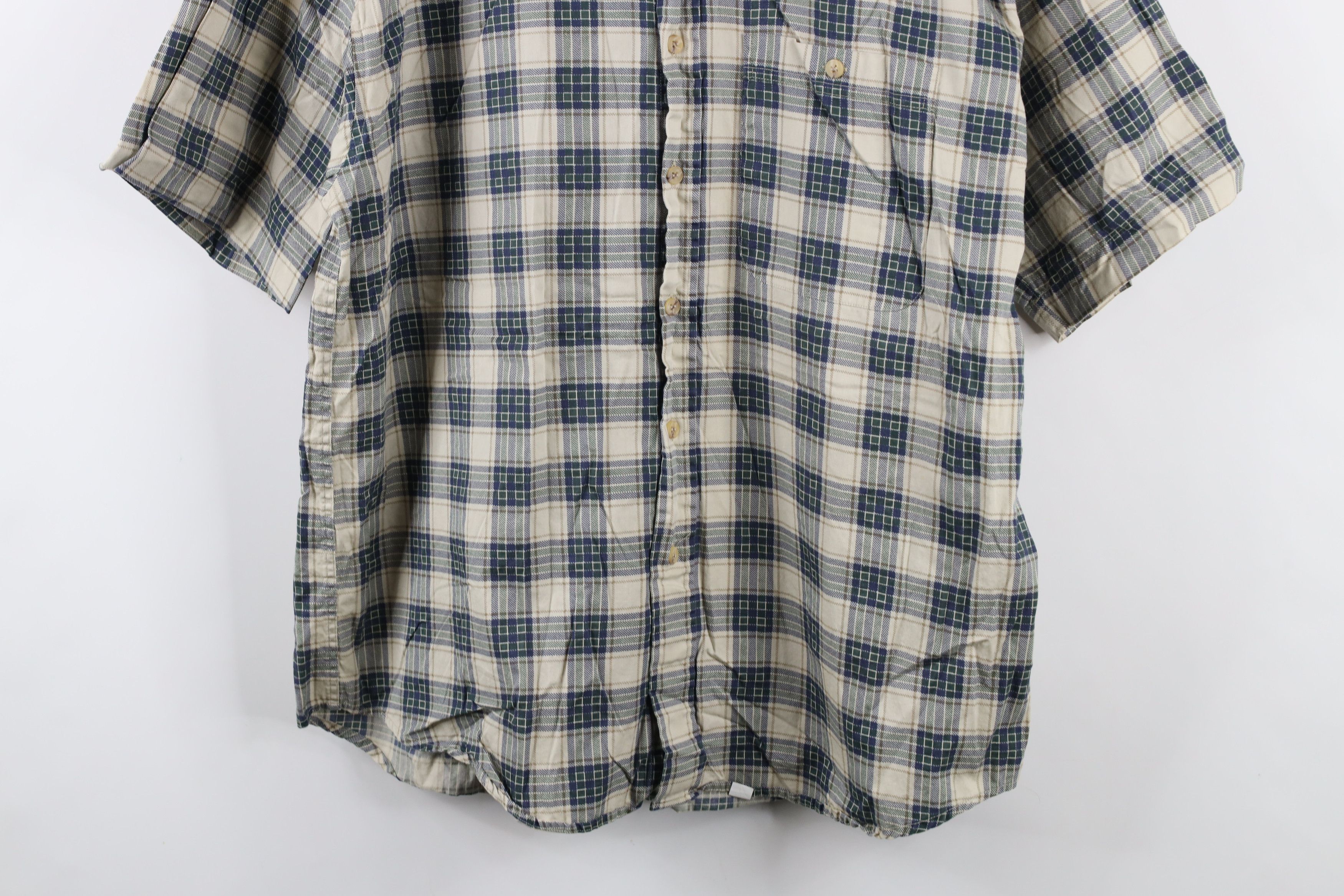 Vintage Vintage 90s Streetwear Baggy Short Sleeve Button Down Shirt Size US L / EU 52-54 / 3 - 3 Thumbnail