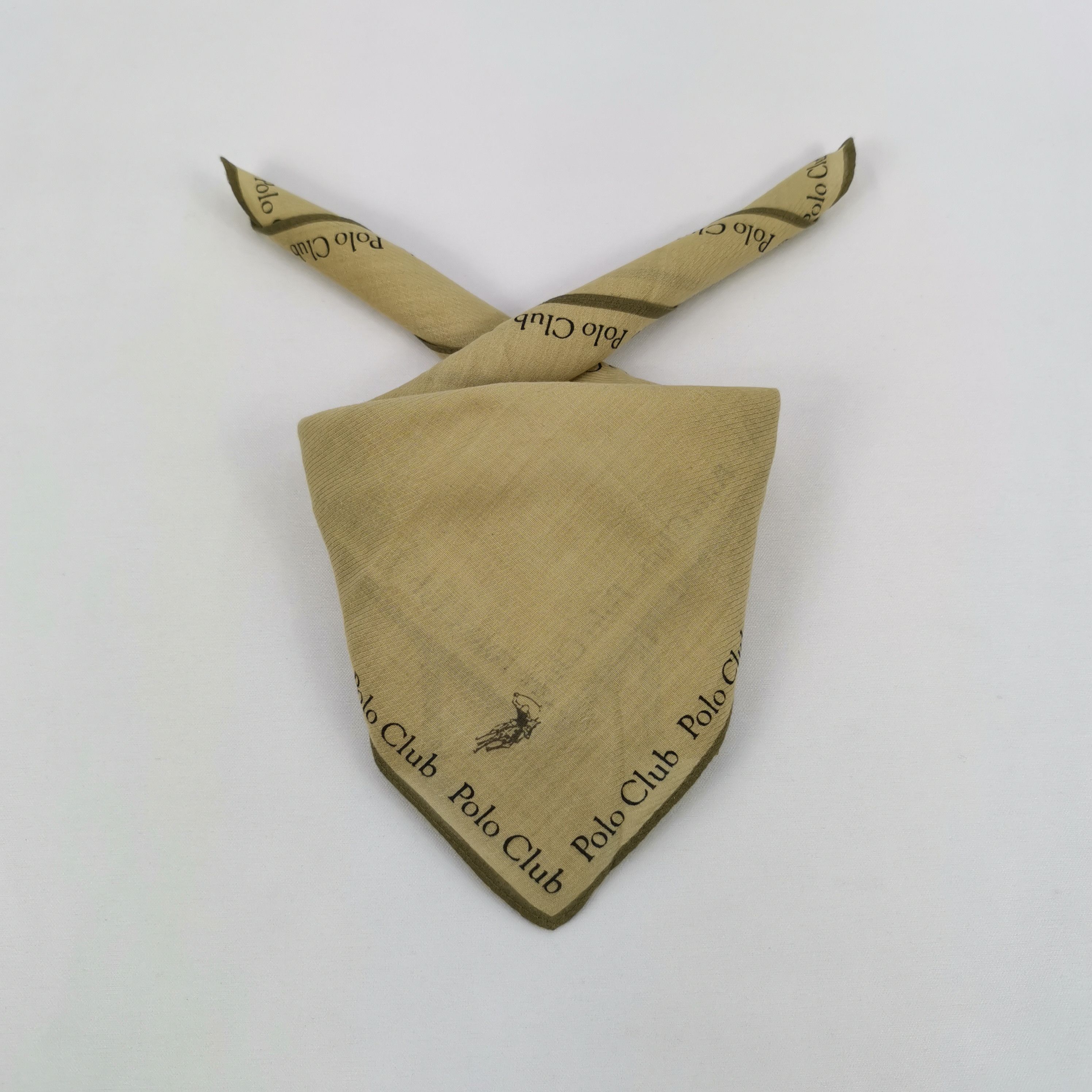 Polo Ralph Lauren Vintage Polo Club Handkerchief Neckerchief Bandana Size ONE SIZE - 4 Thumbnail