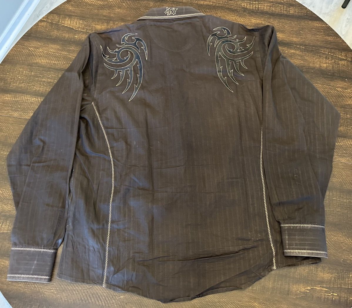 Other Rock 47 By Wrangler L/S Pearl Snap L/S Shirt Mens Size XL Size US XL / EU 56 / 4 - 2 Thumbnail