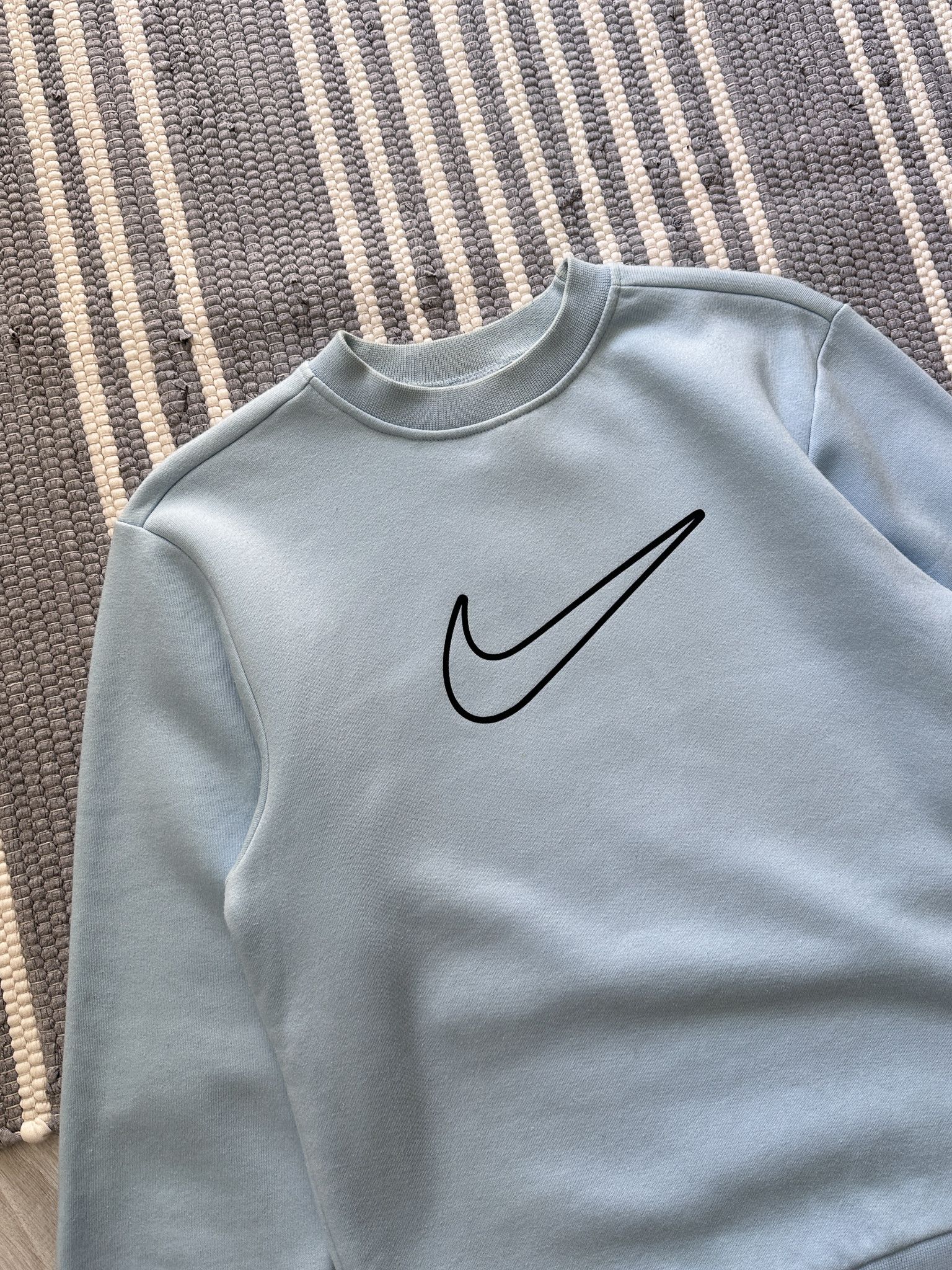 Nike Vintage Y2K Nike Blue Sweatshirt Size S / US 4 / IT 40 - 6 Thumbnail