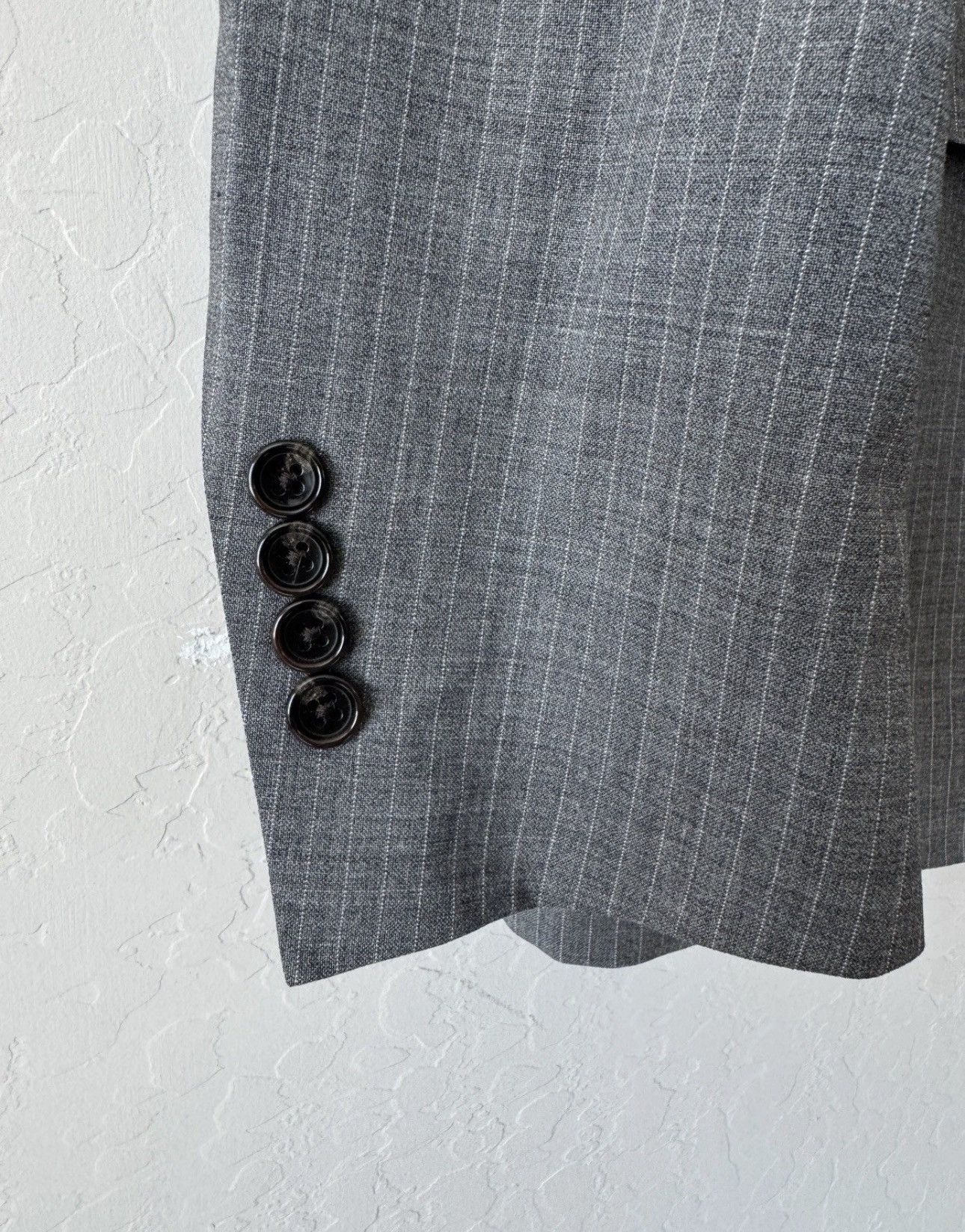 Todd Snyder $598 Grey Wool Pinstripe Sutton Blazer Sport Jacket Size 40L - 3 Thumbnail