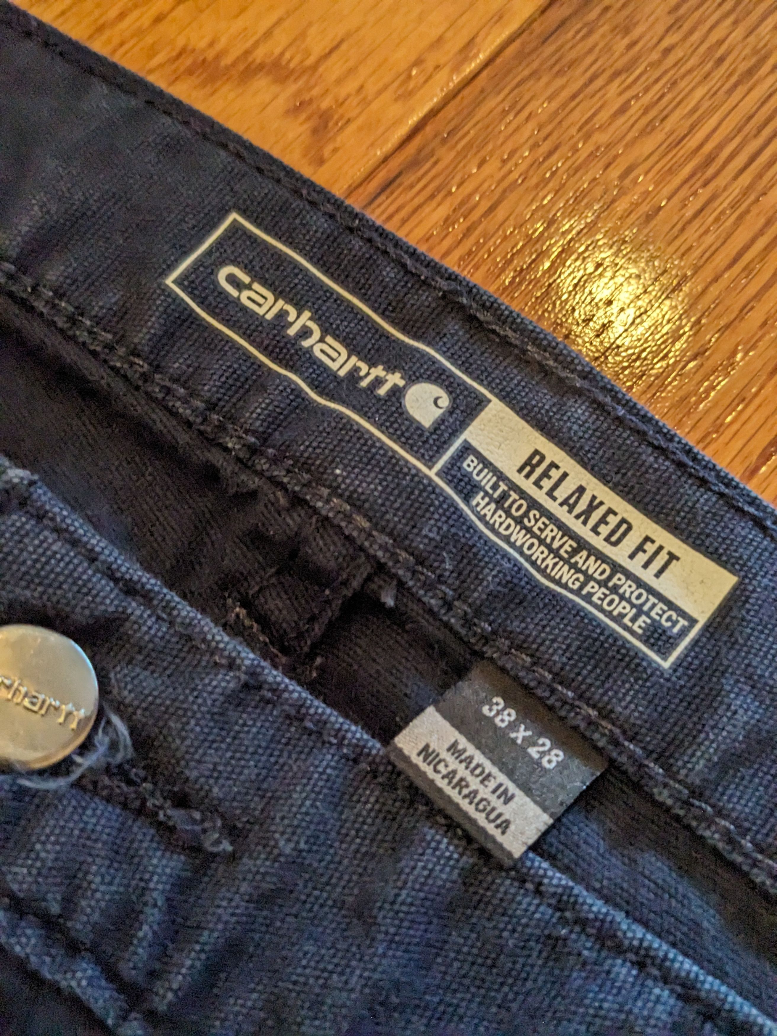 Carhartt × Designer Carhartt Relaxed Fit Blue 38 x 28 Pants Size US 38 / EU 54 - 4 Thumbnail