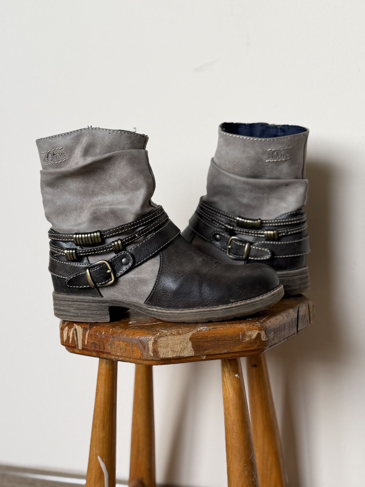 14th Addiction Leather WESTERN belts AVANT-GARDE Boots margiela STYLE Size US 8 / IT 38 - 2 Thumbnail