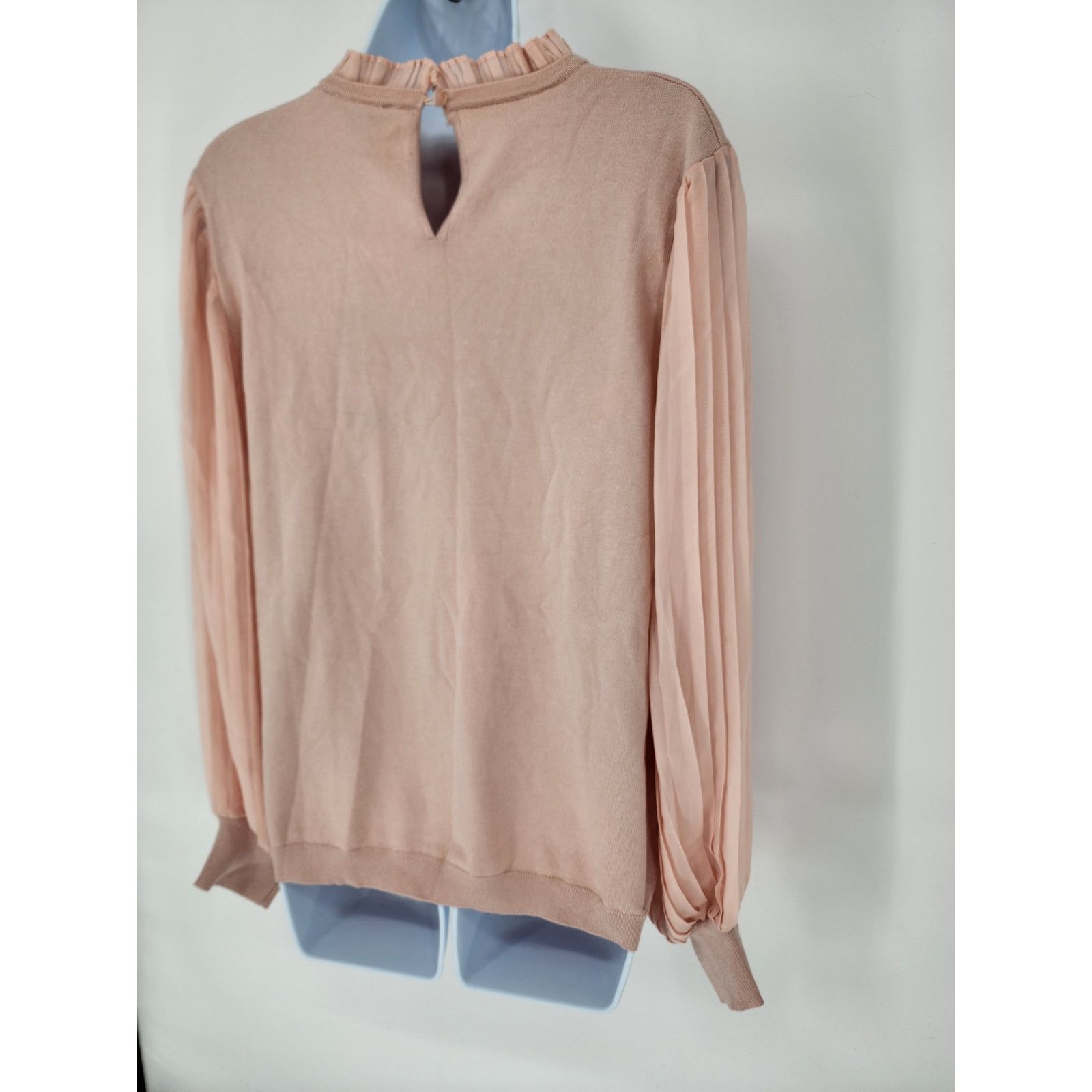 Adrianna Papell Adrianna Papell Blush Pink Lightweight Sweater Women's Large Size L / US 10 / IT 46 - 8 Thumbnail