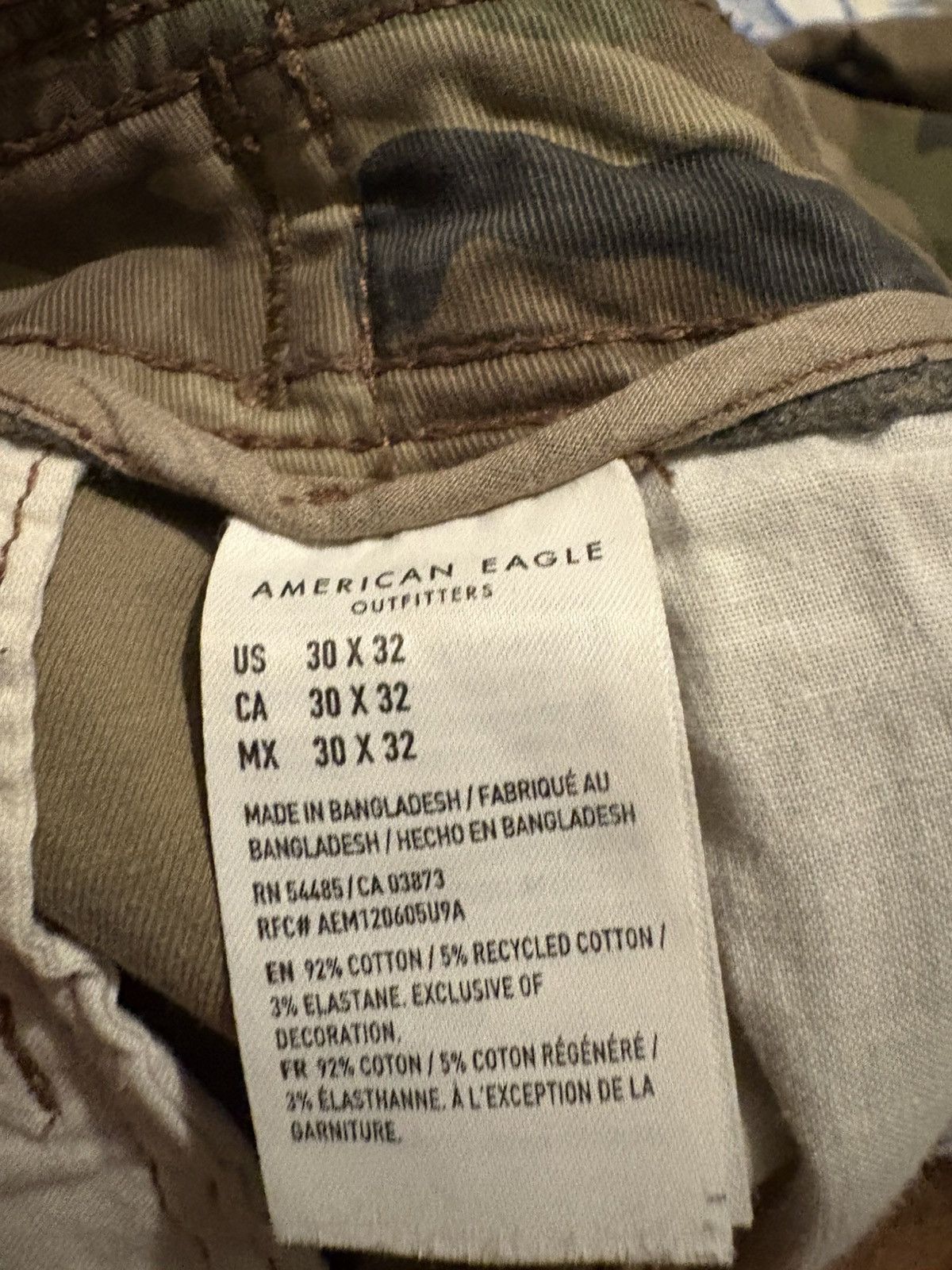 American Eagle Outfitters Size 30/32 American Eagle camo cargo pants #camocargo Size US 32 / EU 48 - 3 Thumbnail