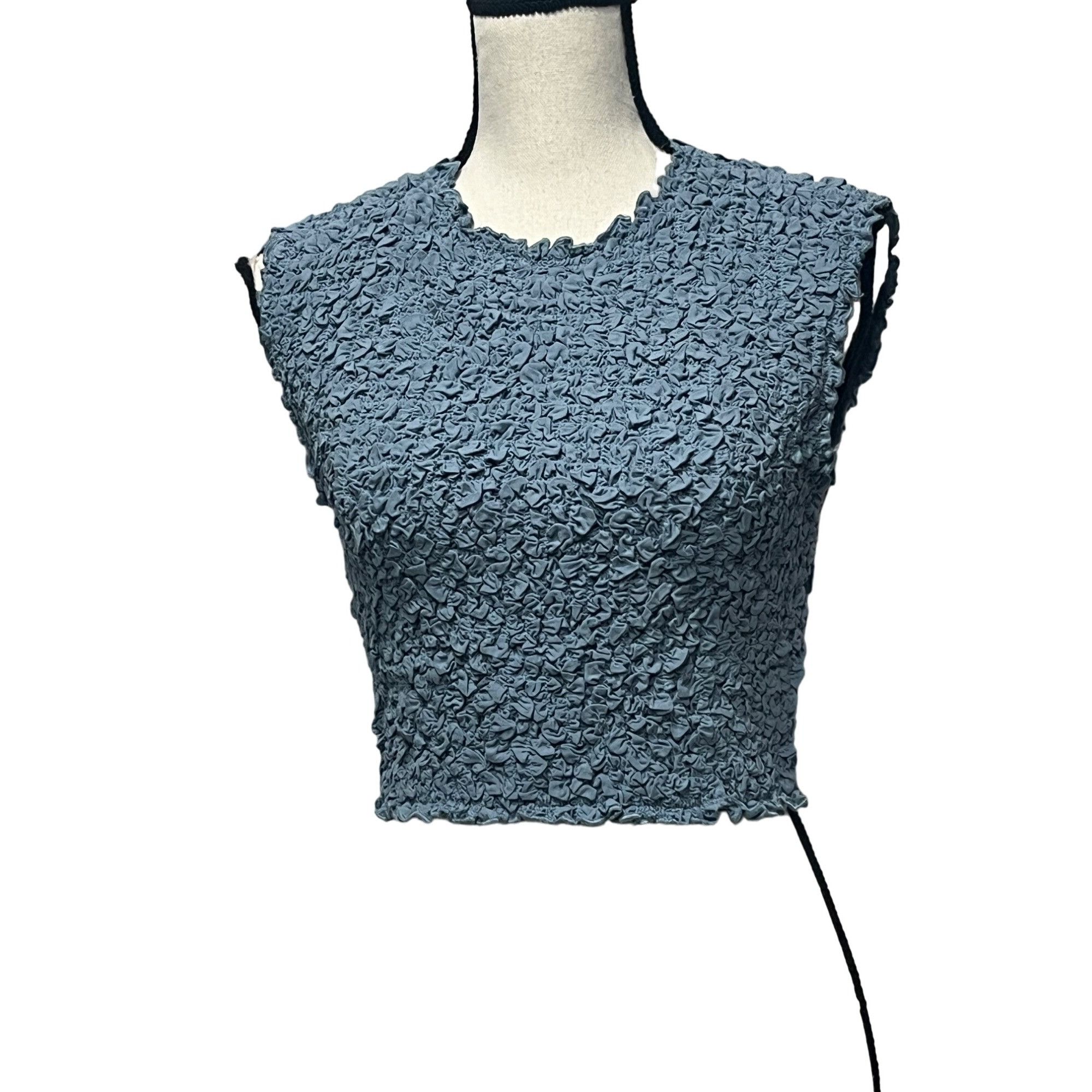 Other Open Edit Textured Top in Blue Chambray, S Size S / US 4 / IT 40 - 5 Thumbnail
