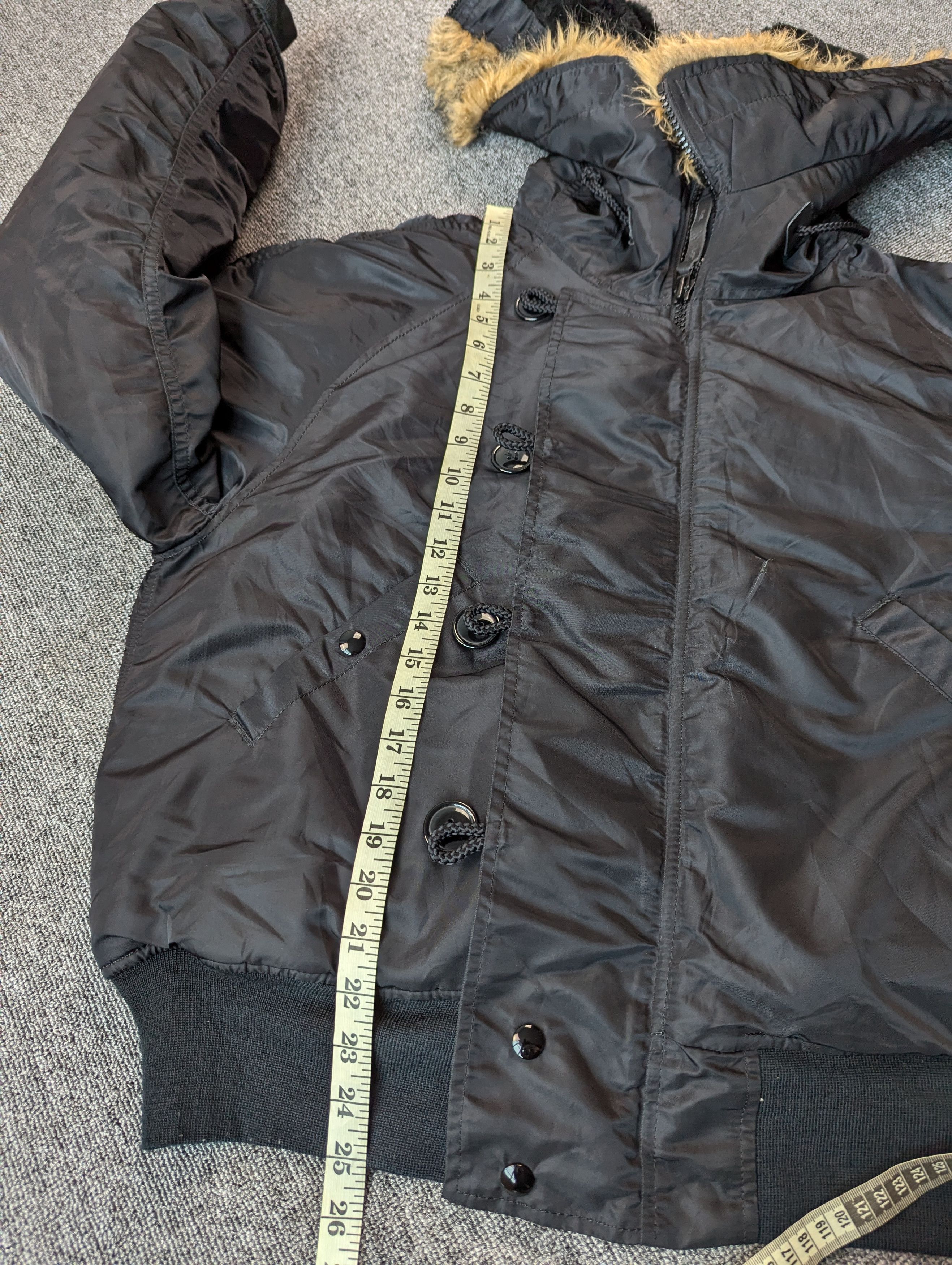 Vintage N-2B Alpha Industries Hooded Bomber Flight Jacket