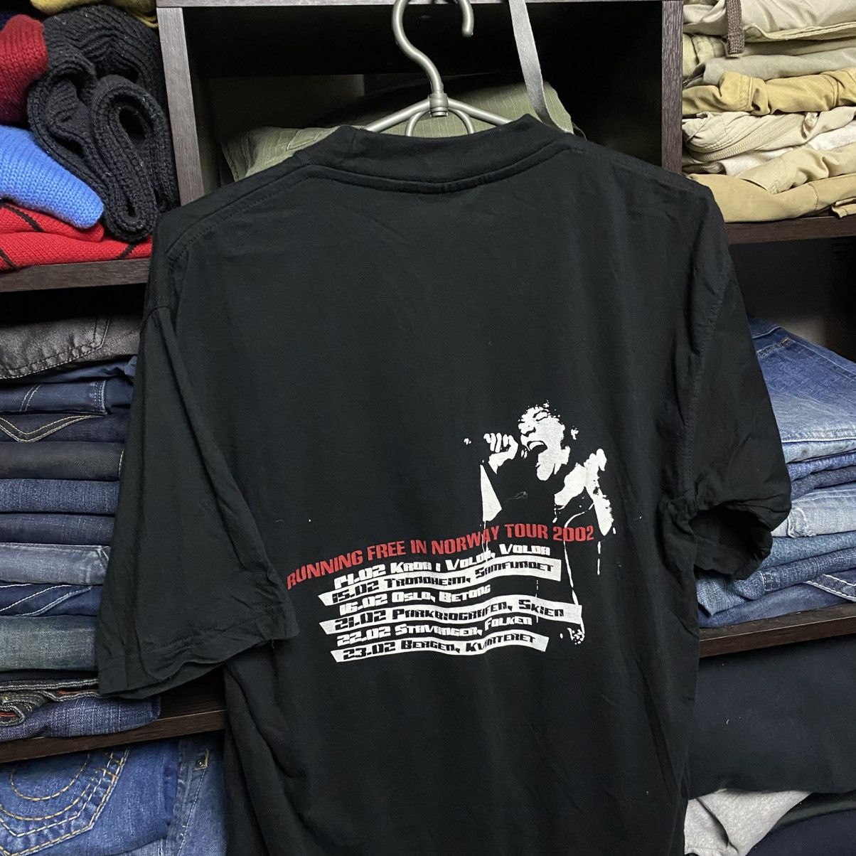 Band Tees Vintage Iron Maiden Paul Dianno 2002 tour rock band tee Size US L / EU 52-54 / 3 - 7 Thumbnail