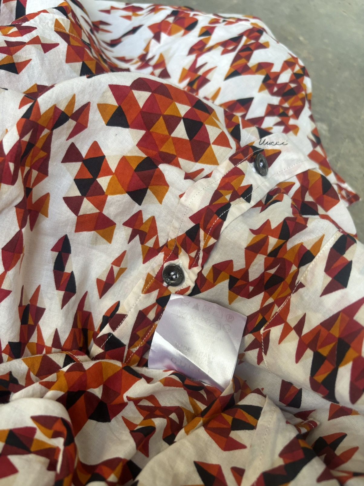 Gucci Gucci Skinny Button Up Made in Italy Size US L / EU 52-54 / 3 - 12 Thumbnail
