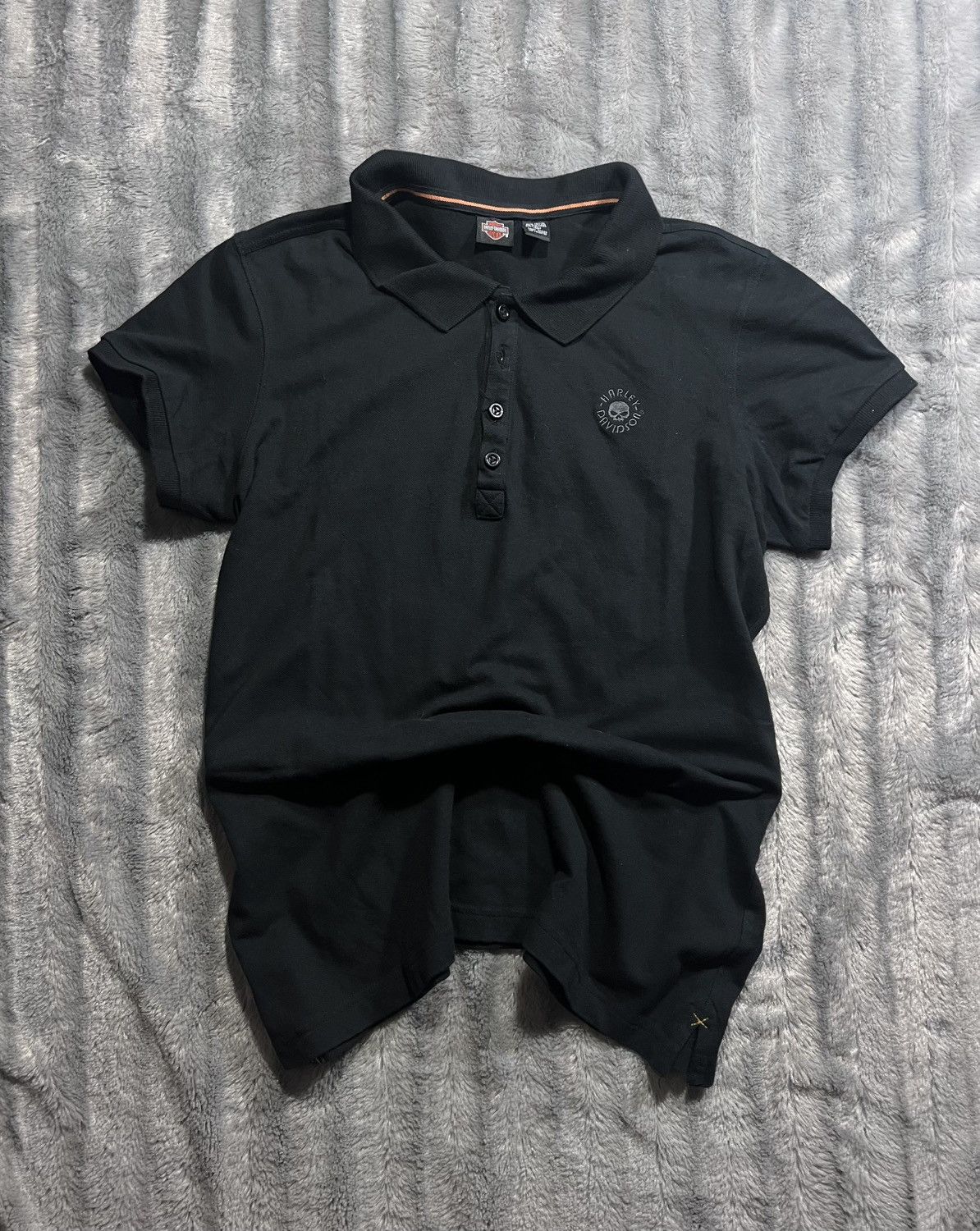 Harley Davidson Women black harley davidson polo Size US M / EU 48-50 / 2 - 1 Thumbnail