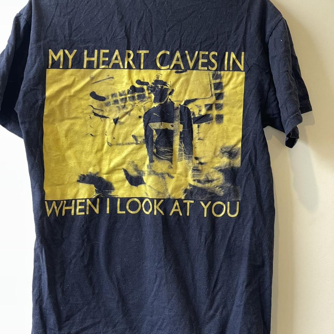 Gildan RARE AF Man Overboard deep navy cotton tee-shirt Size US M / EU 48-50 / 2 - 6 Thumbnail