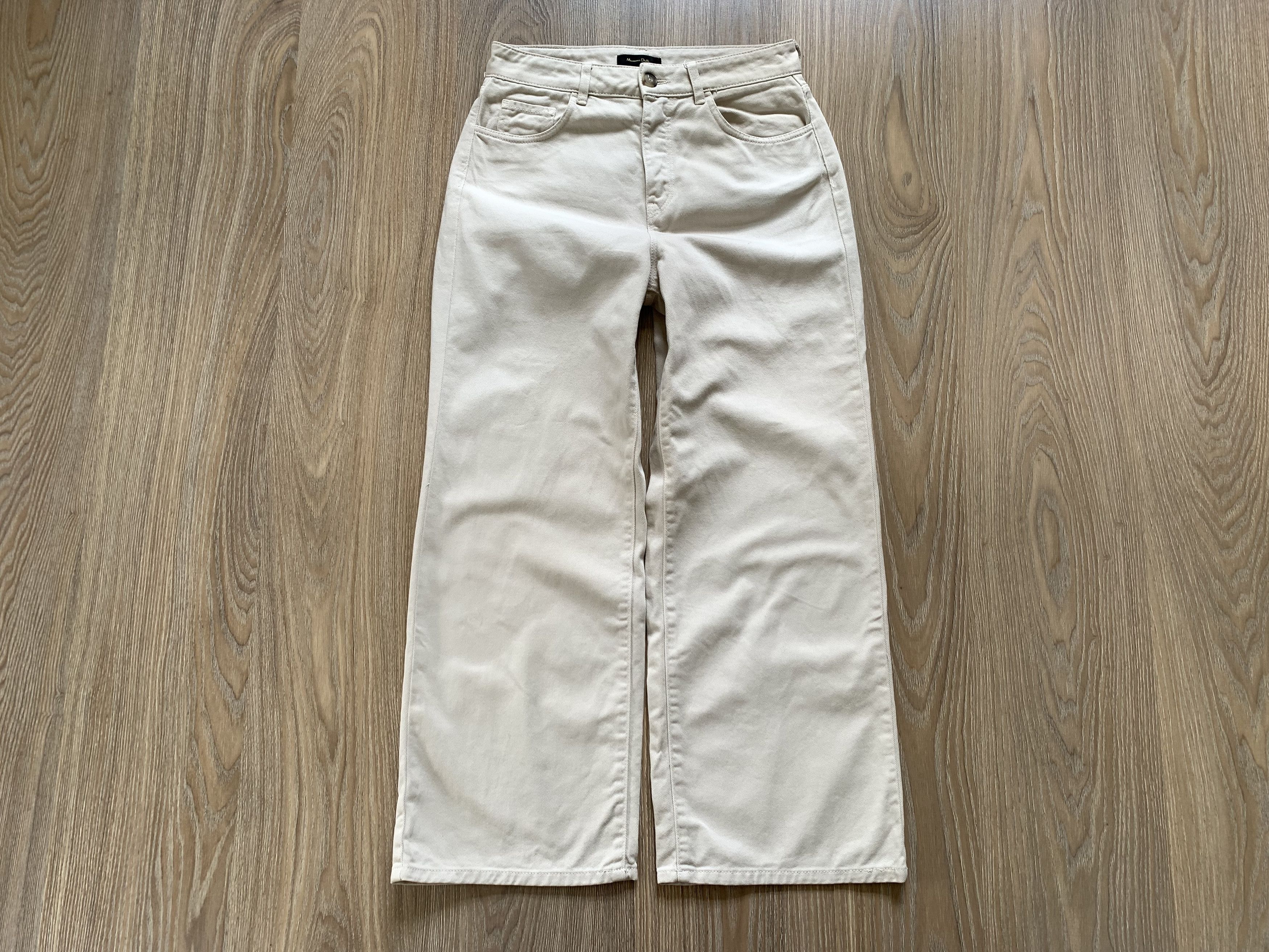 Designer × Massimo Dutti Women's Massimo Dutti Wide Leg Jeans Size 26" / US 2 / IT 38 - 2 Thumbnail