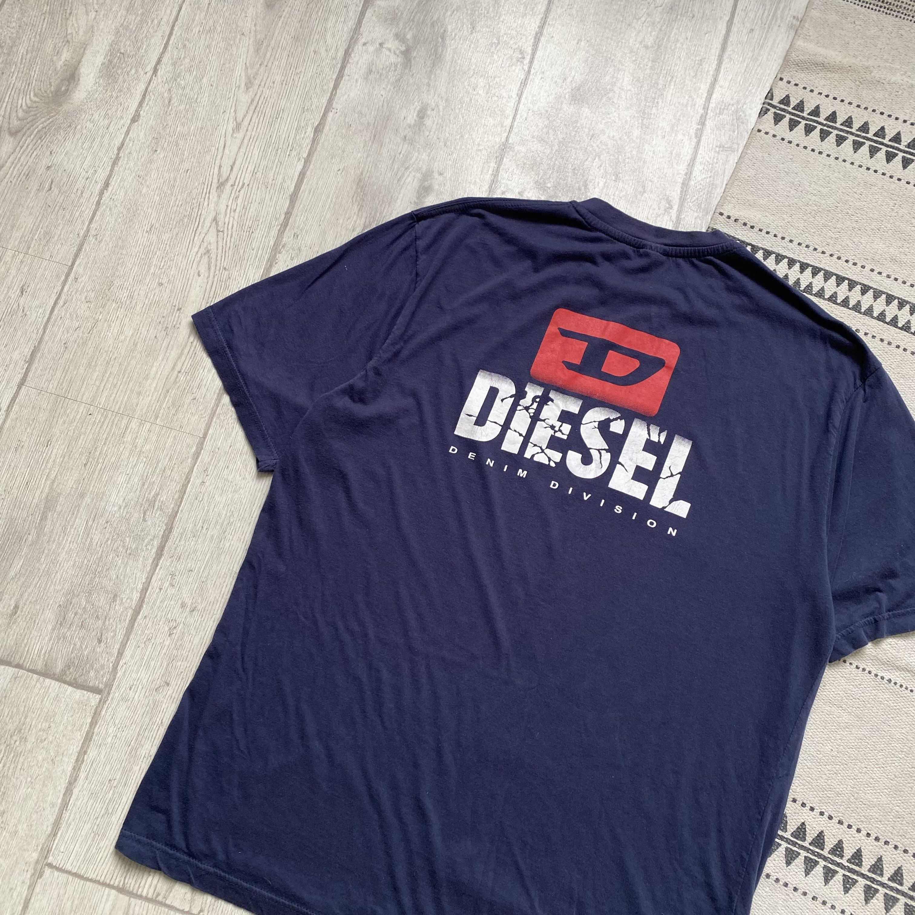 Diesel Essentials 90s Vintage Diesel Big Logo Tee Streetch Opium Size US L / EU 52-54 / 3 - 8 Thumbnail