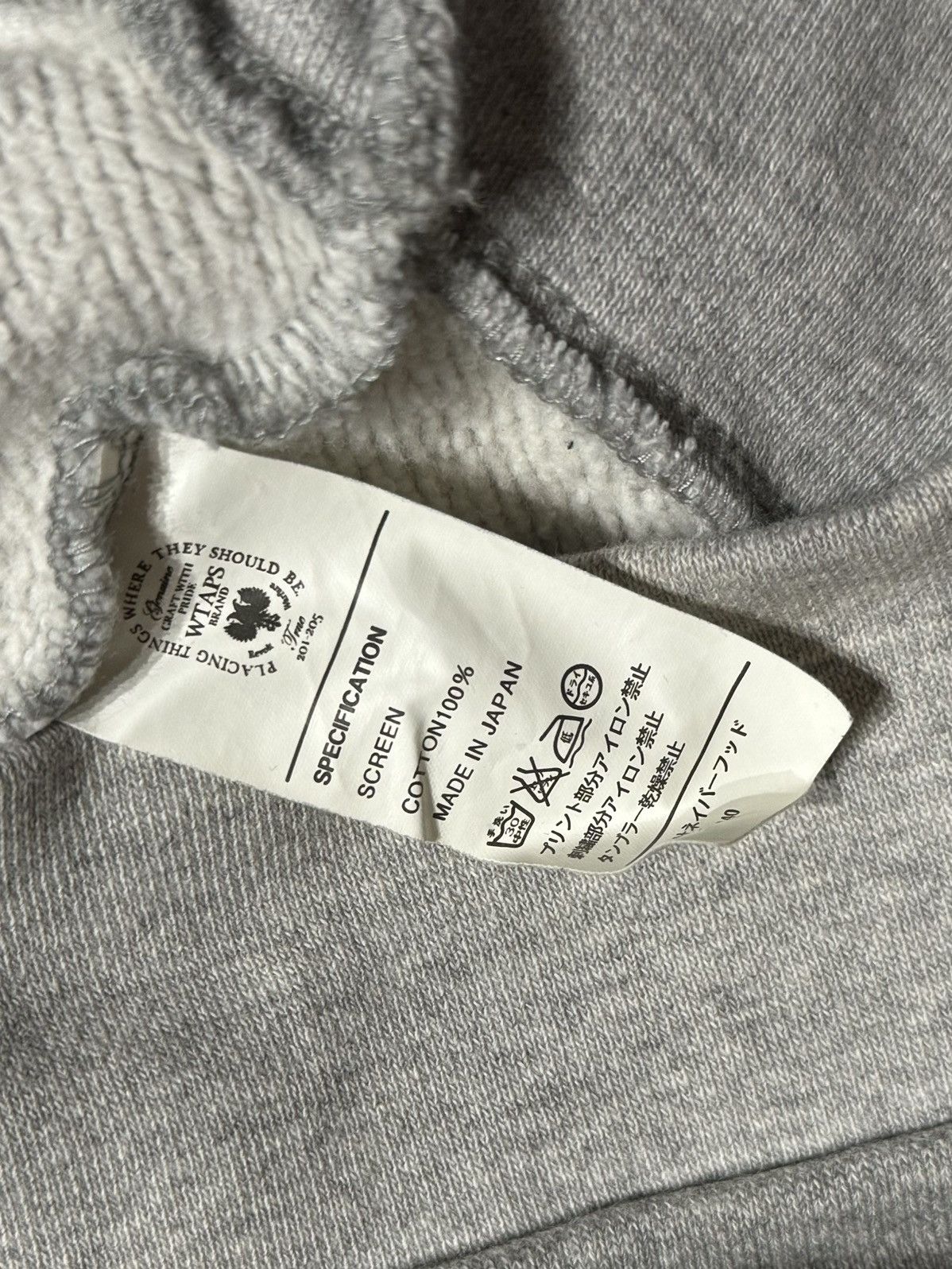 Wtaps WTAPS JAPAN CREWNECK SWEATER GREY URBAN TERRITORY SZ M Size US M / EU 48-50 / 2 - 6 Thumbnail